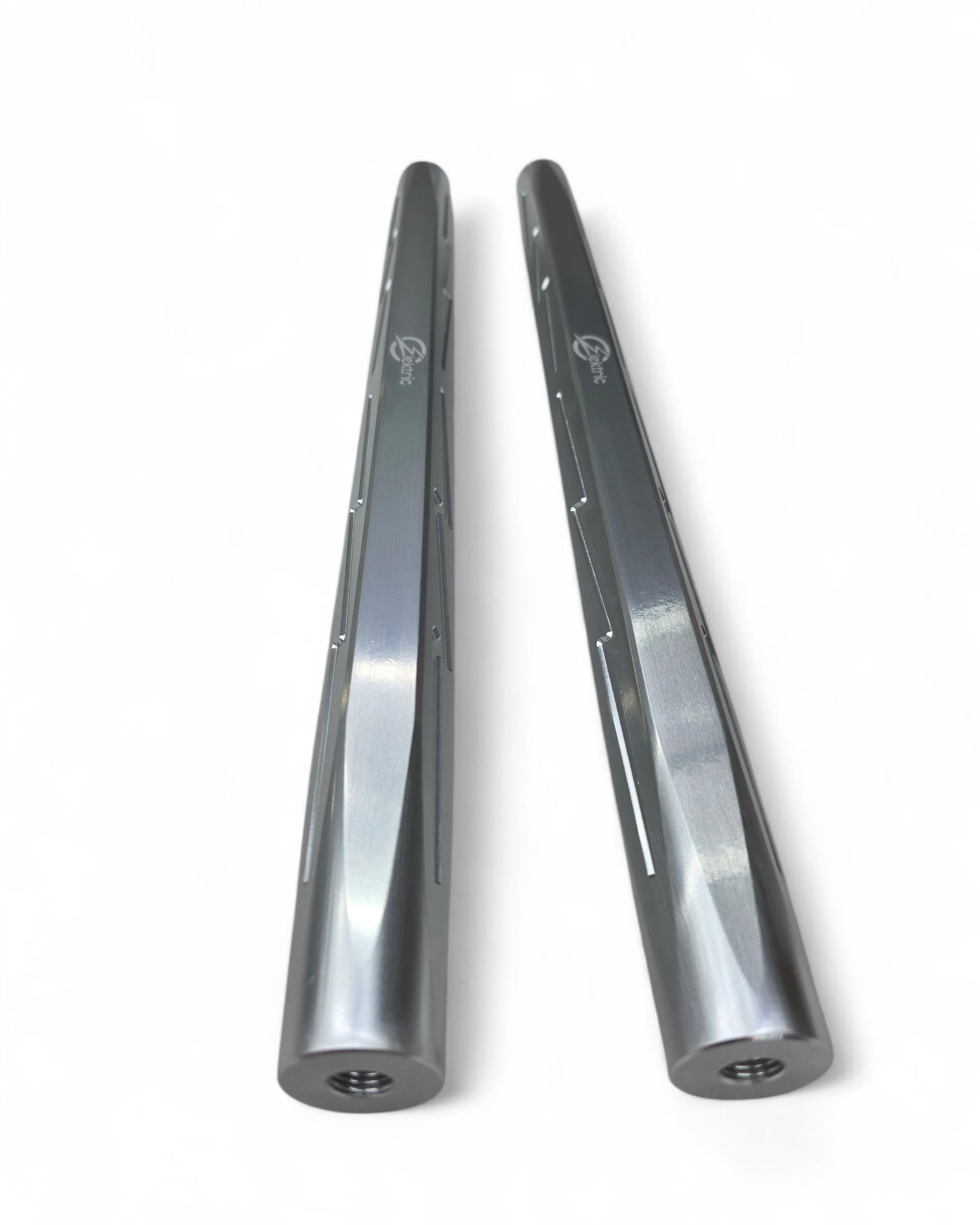 Billet Tie Rods installed on 2017+ Can-Am X3 Maverick RS 72 in hard anodized clear