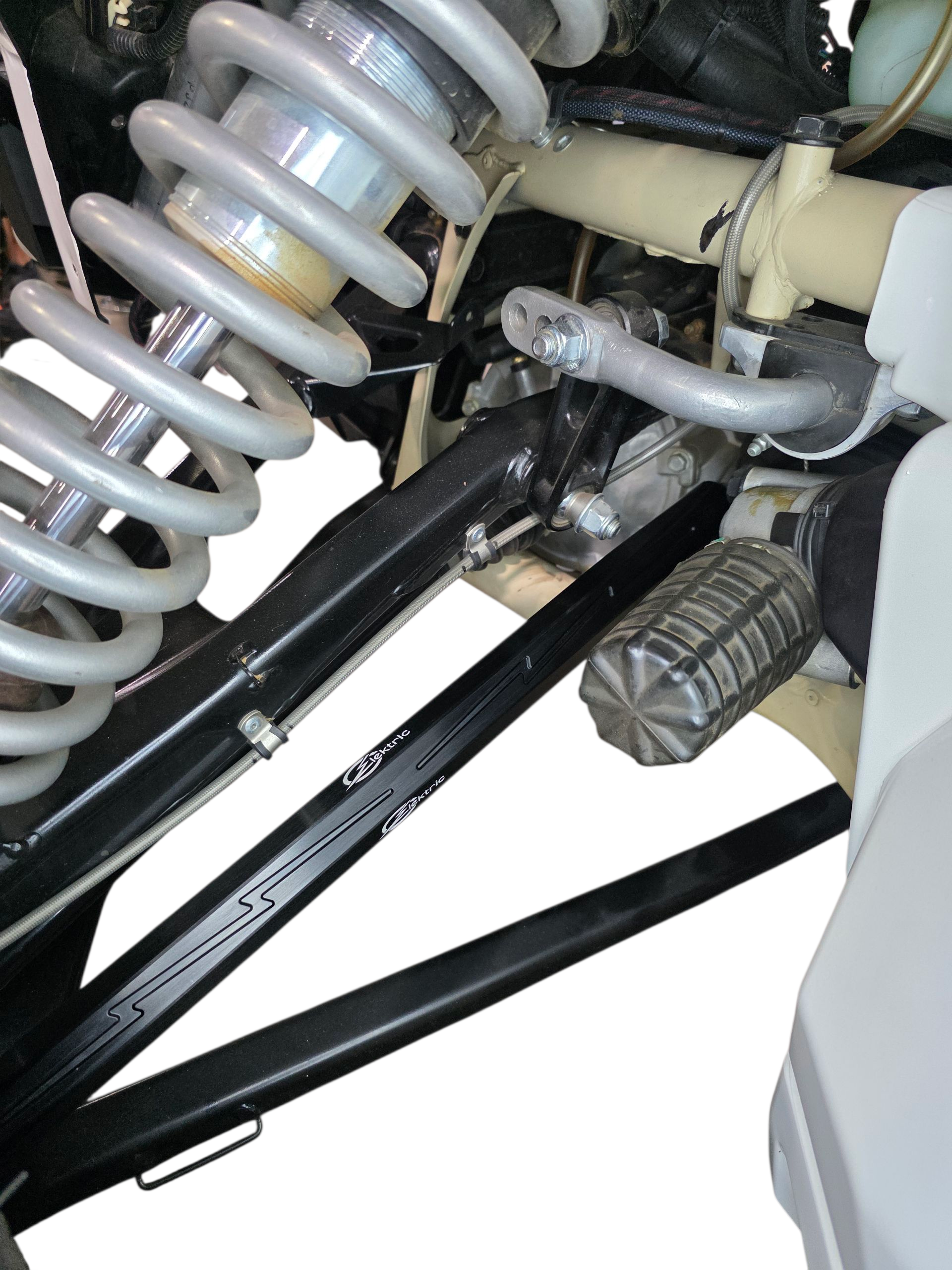 2017+ Can Am X3 Maverick Billet Tie Rods Anodized Black (RS 72" Model Only)