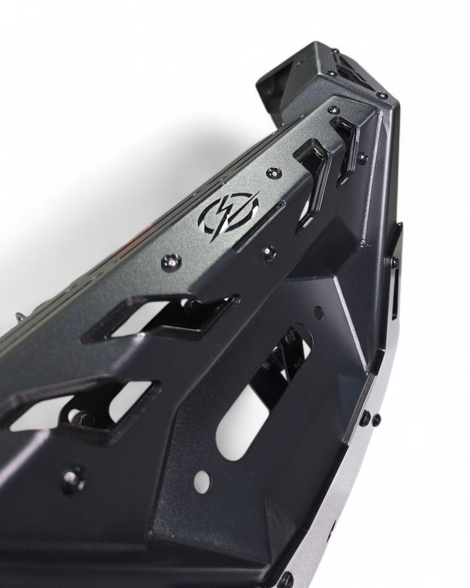 Contoured body-line fit of the Volt front bumper on Kawasaki KRX 1000