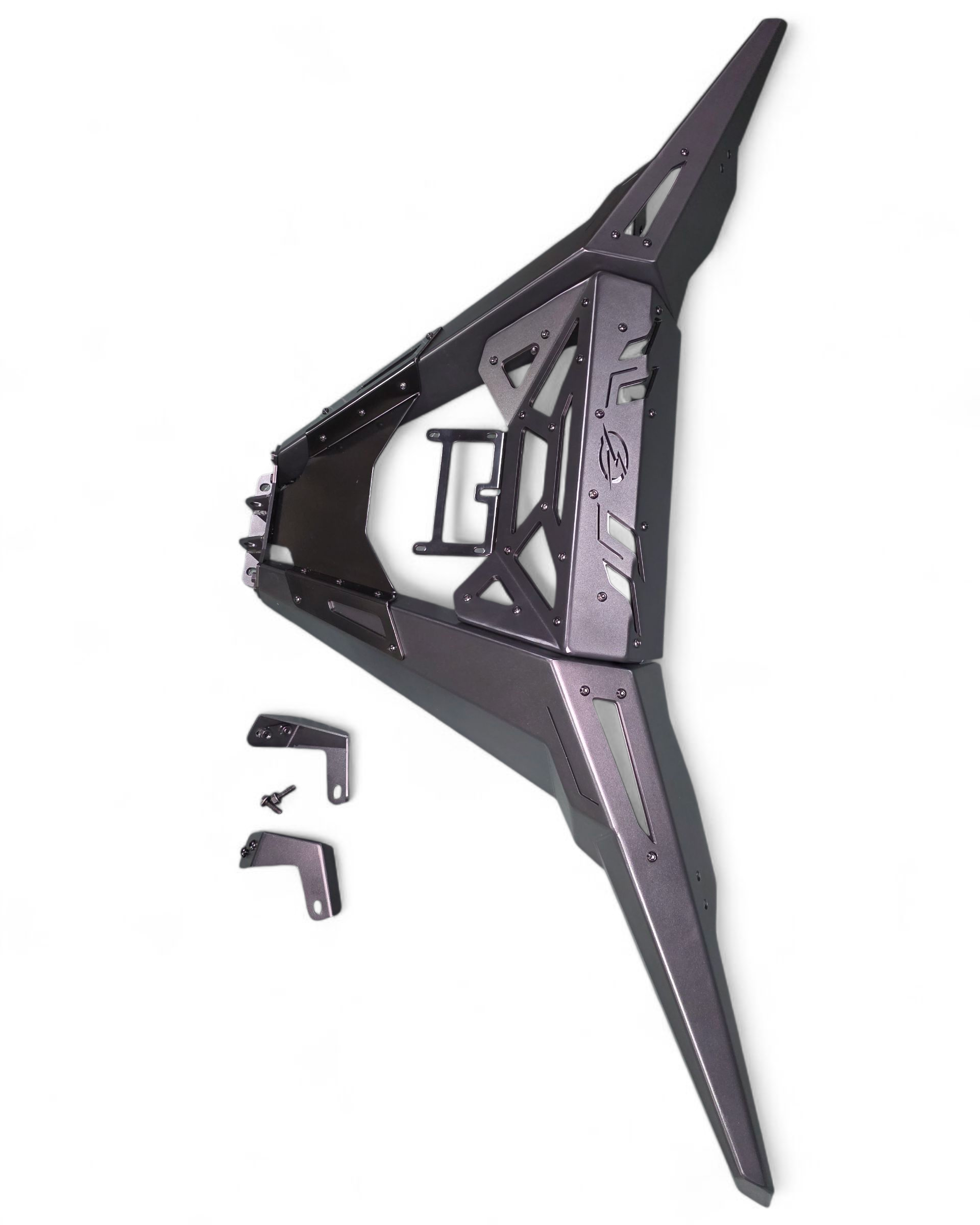 Overhead view of Kawasaki KRX 1000 Volt rear bumper showing layout
