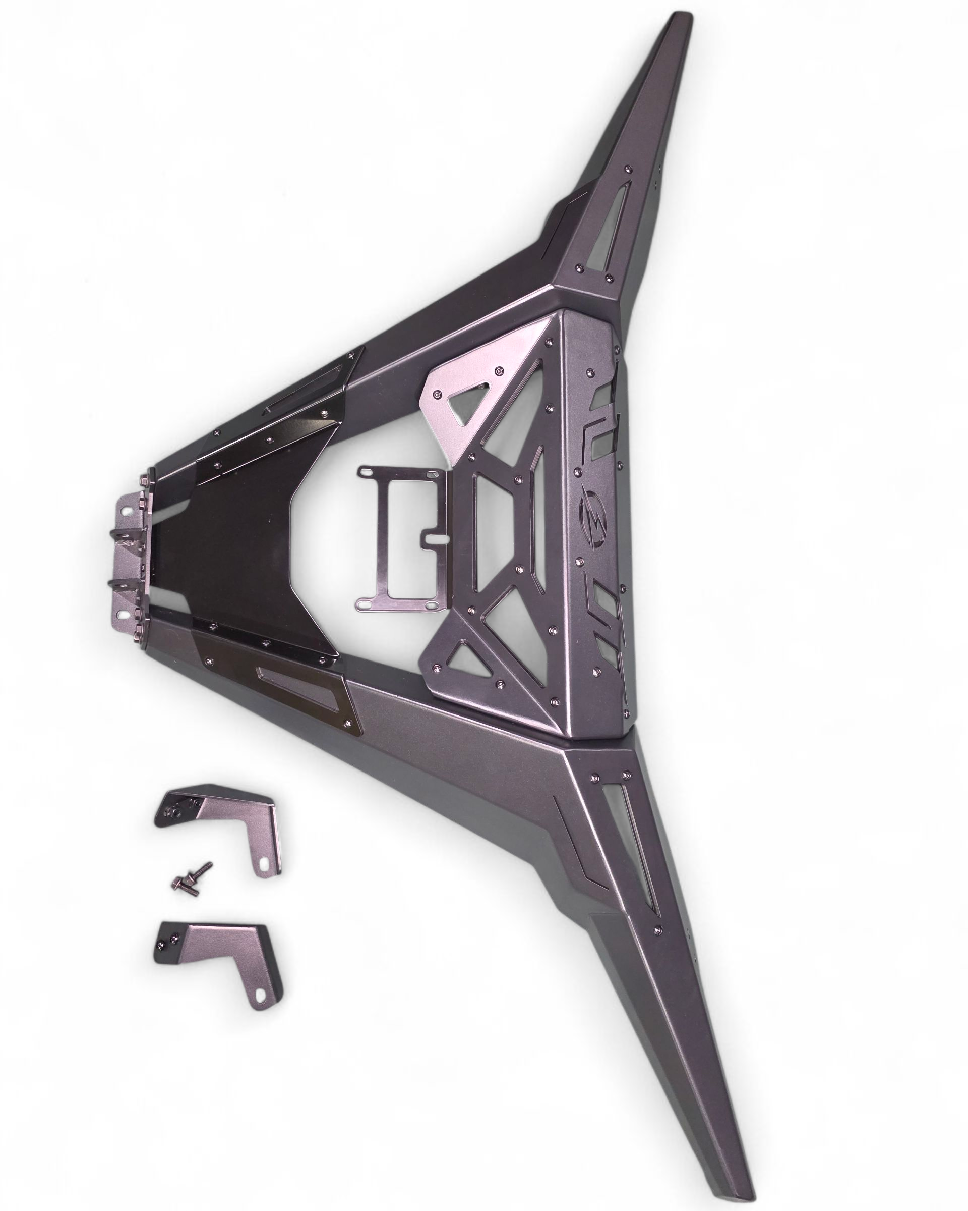 Contoured fit of the Volt rear bumper on Kawasaki KRX 1000 body lines