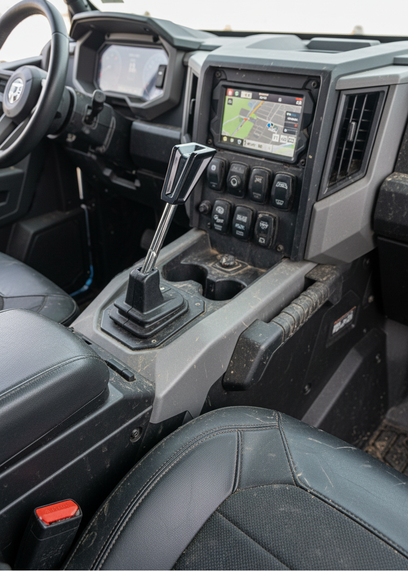 Polaris RZR shift knob compatible with Pro R, Pro XP, Turbo R, and Xpedition