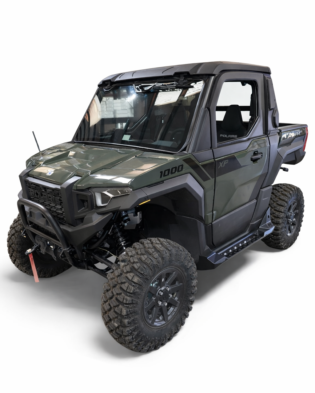 Steel construction detail on Polaris Xpedition 2-seat rock steps