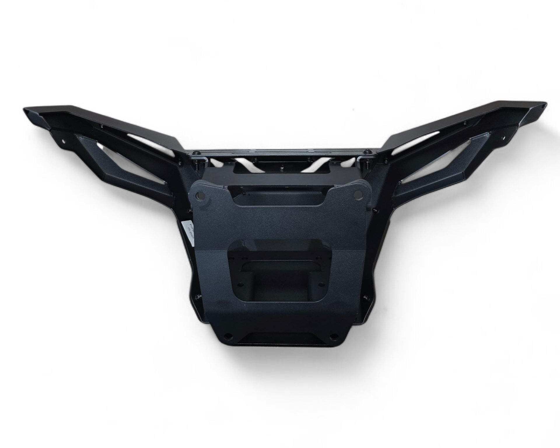 Fairlead mounting point detail on Polaris RZR Pro XP front winch bumper