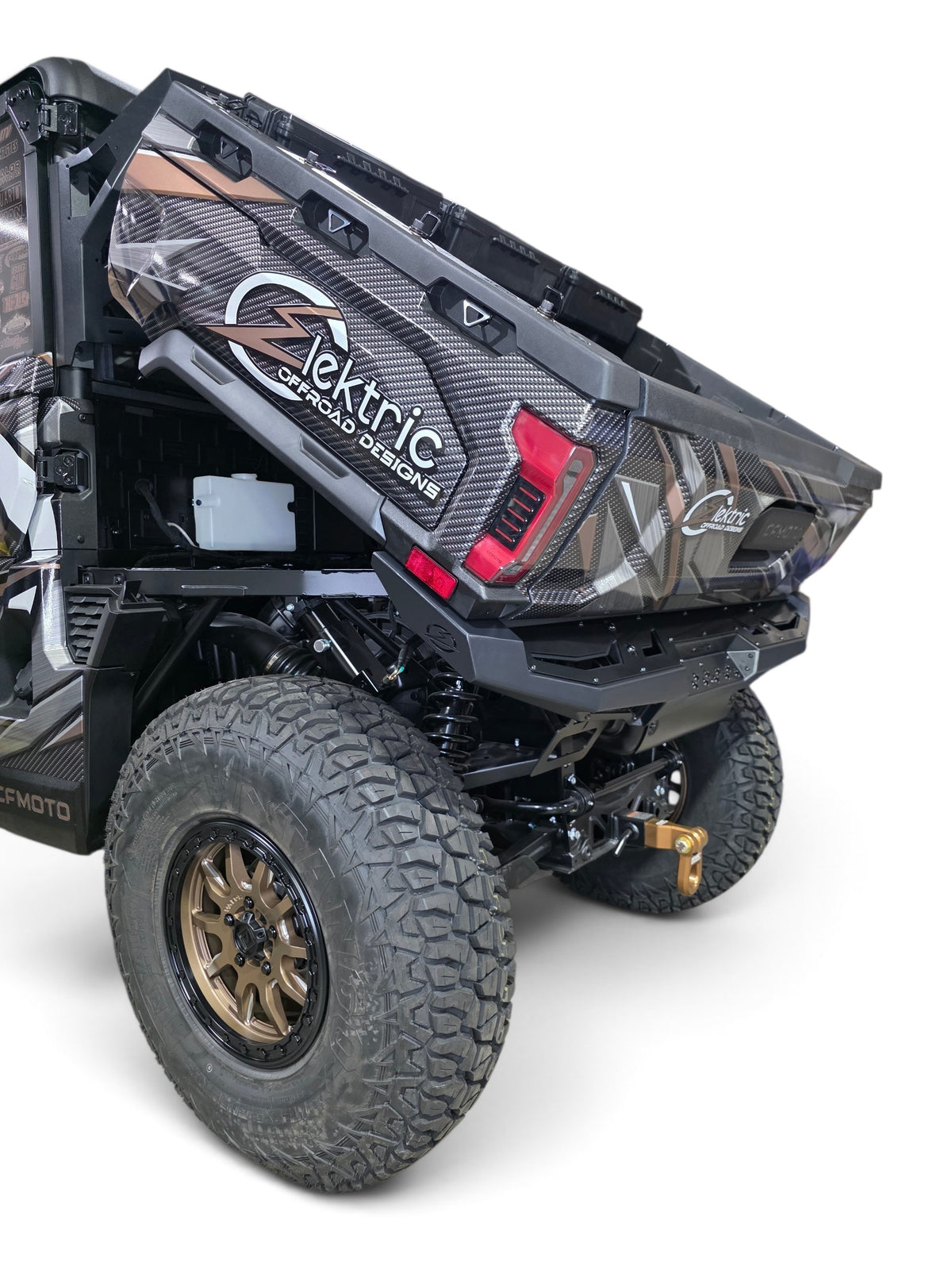 2025+ CFMoto UForce U10 Pro Volt Rear Bumper, Black