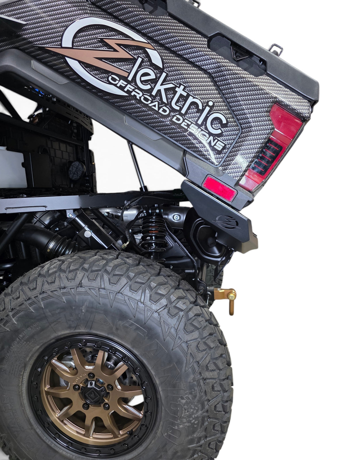 2025+ CFMoto UForce U10 Pro Volt Rear Bumper, Black