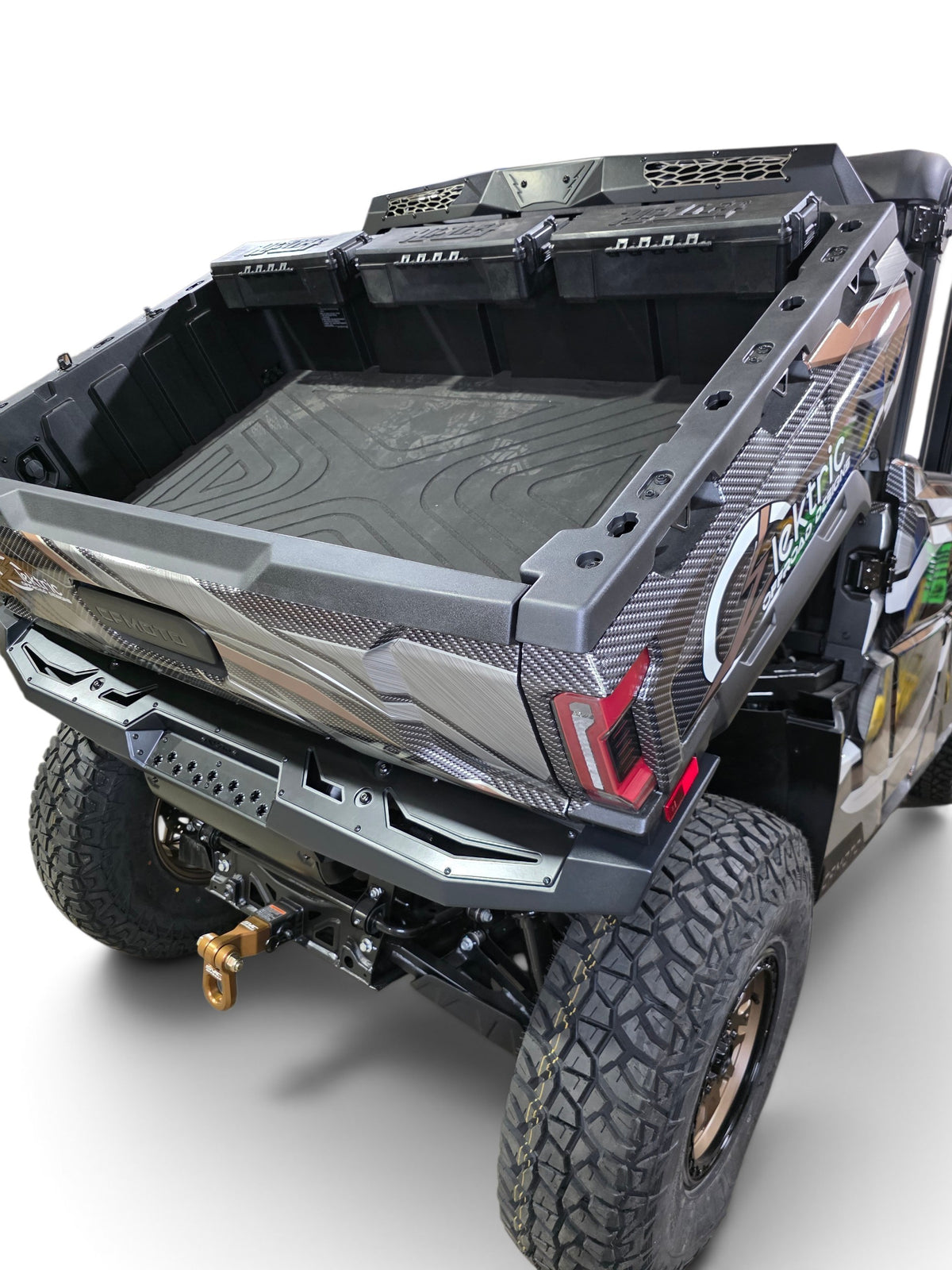 2025+ CFMoto UForce U10 Pro Volt Rear Bumper, Black