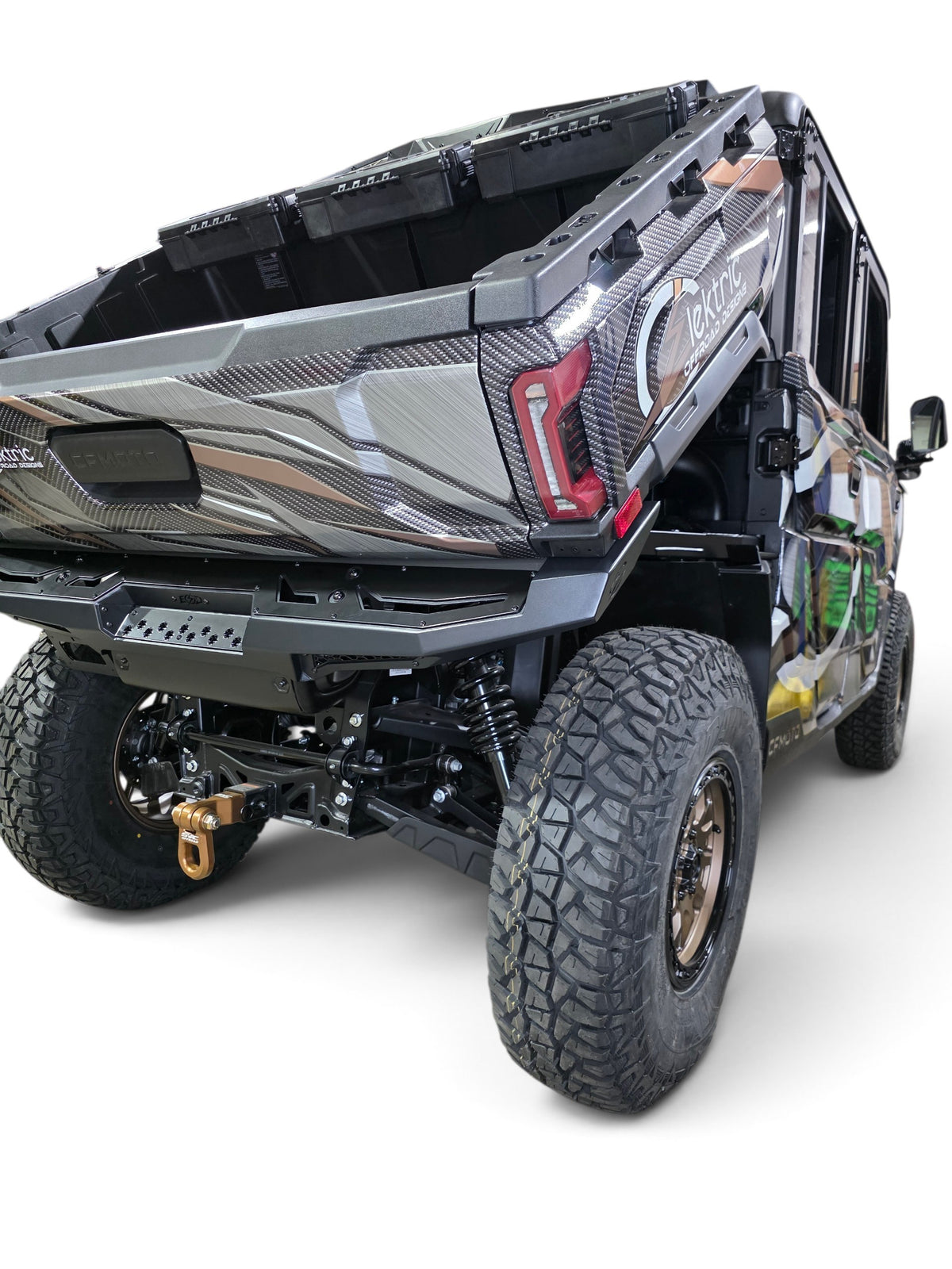 2025+ CFMoto UForce U10 Pro Volt Rear Bumper, Black