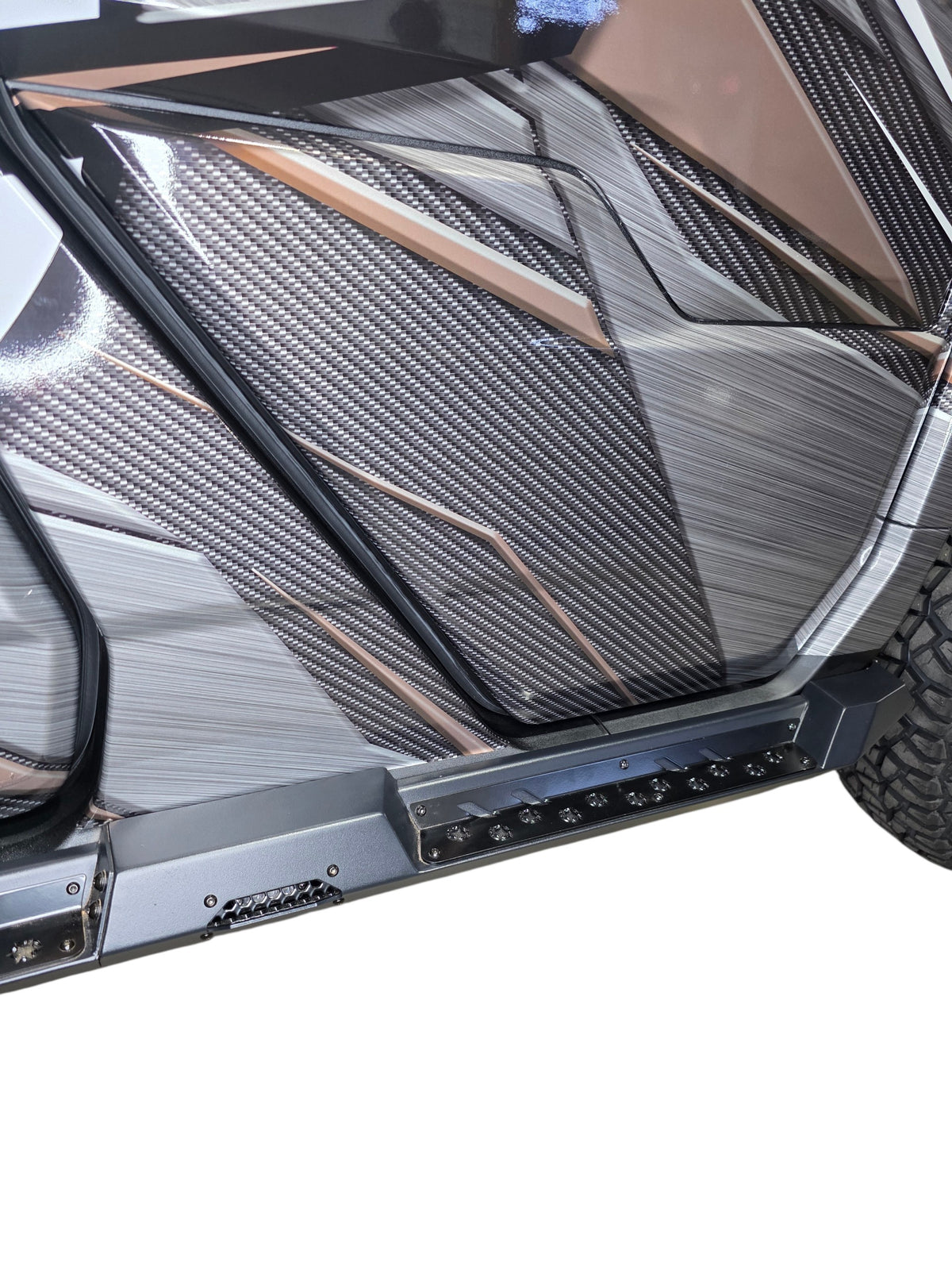 2025+ CFMoto UForce U10 XL Pro Rock Steps (4 Seat), Black