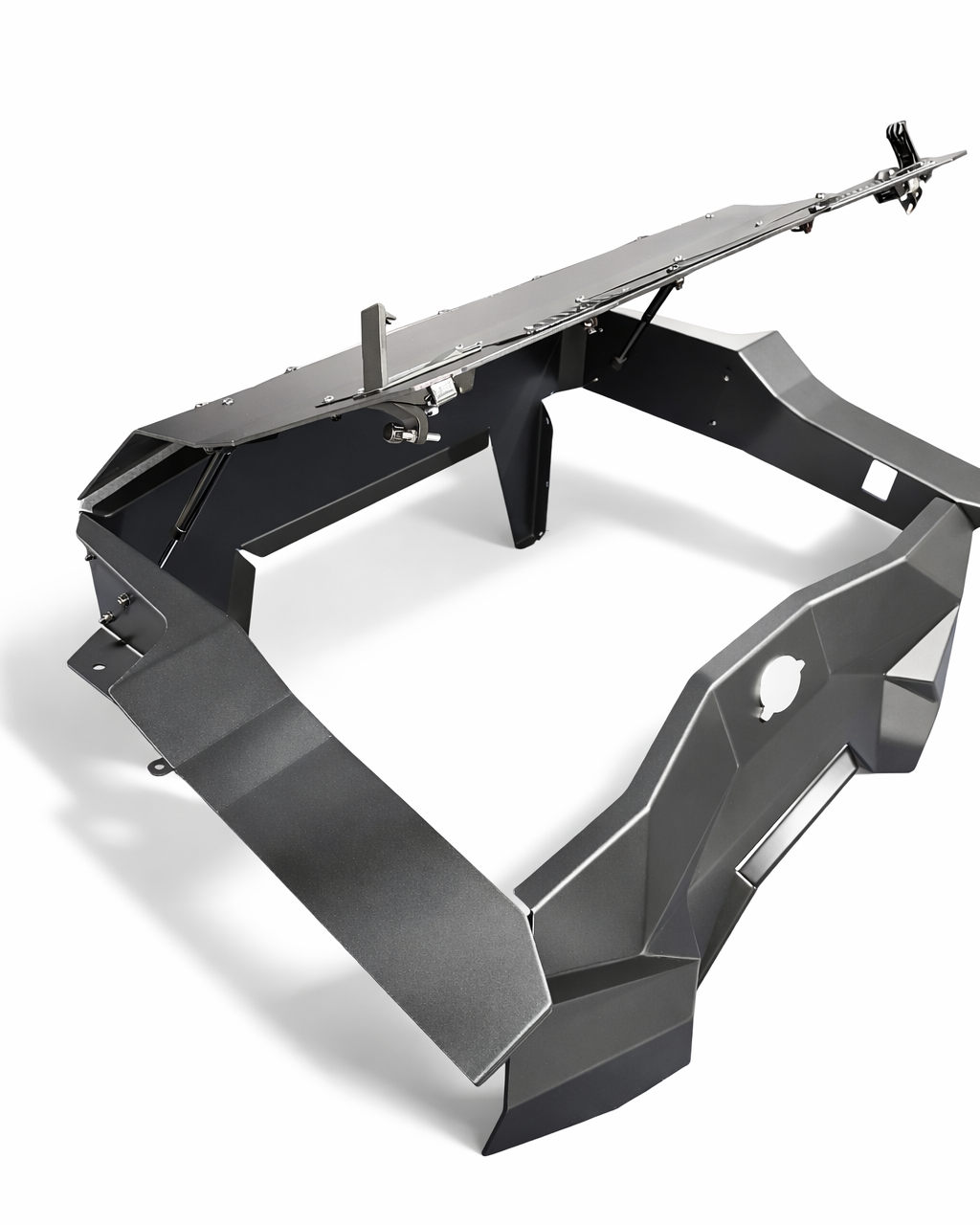 Kawasaki Teryx H2 Baja Bed Box shown solo displaying full aluminum laser-welded construction