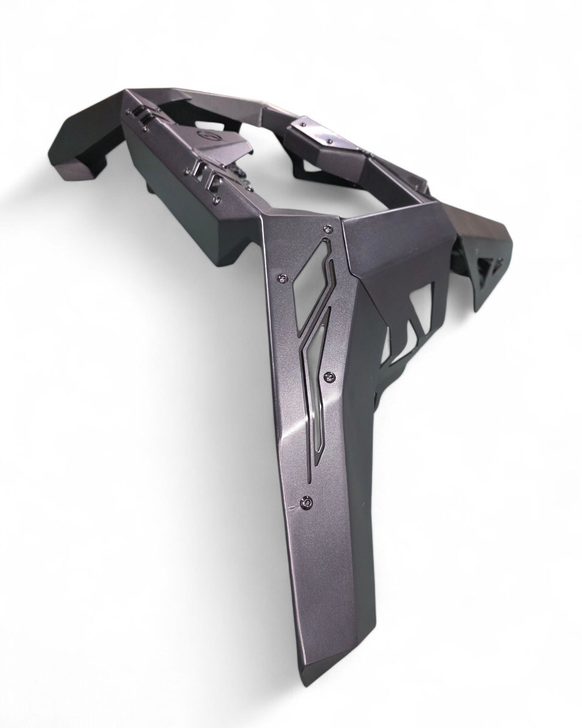 Underside view of Kawasaki Teryx H2 Volt rear bumper showing structural reinforcement