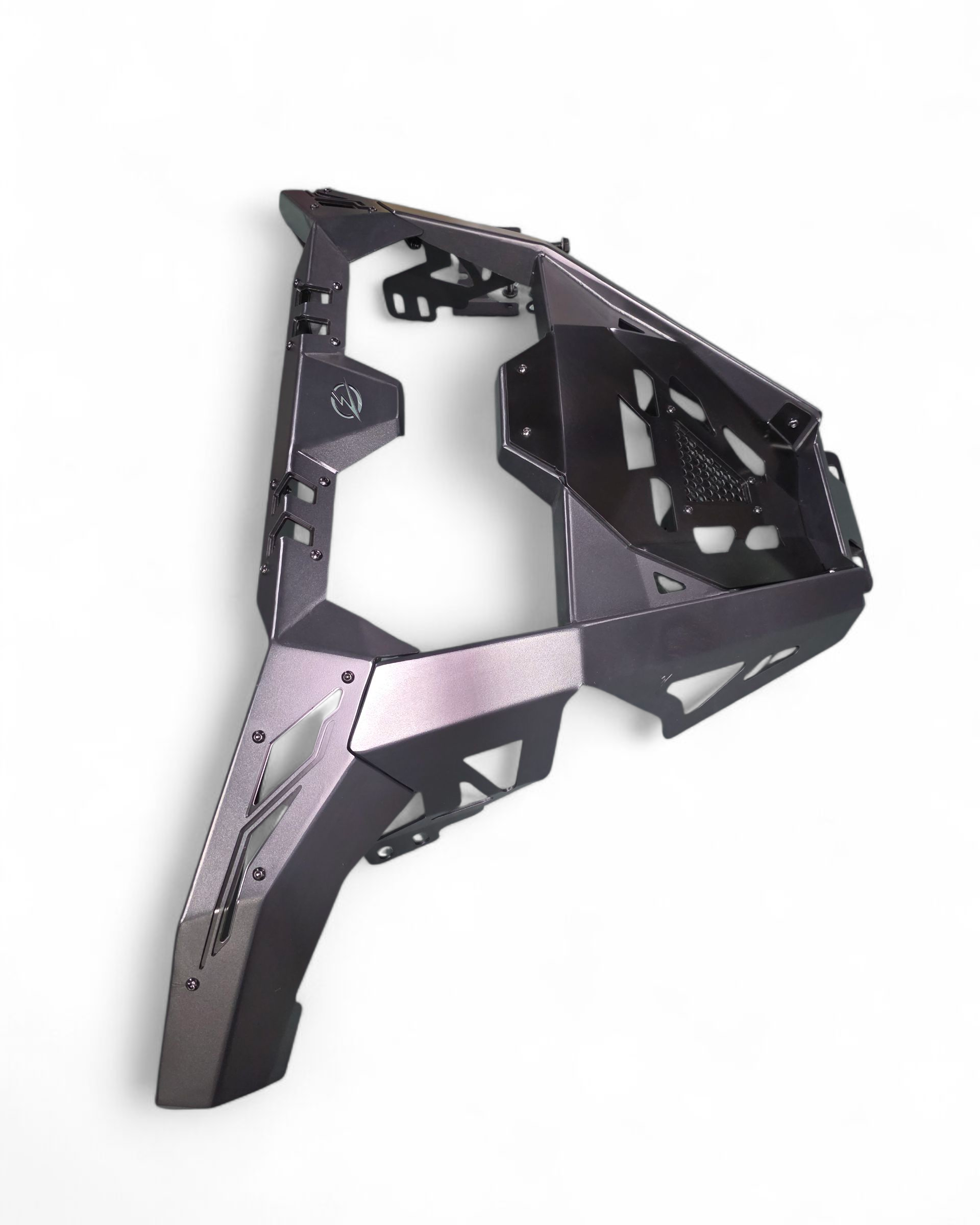 Rear recovery and mounting detail on Kawasaki Teryx H2 Volt rear bumper