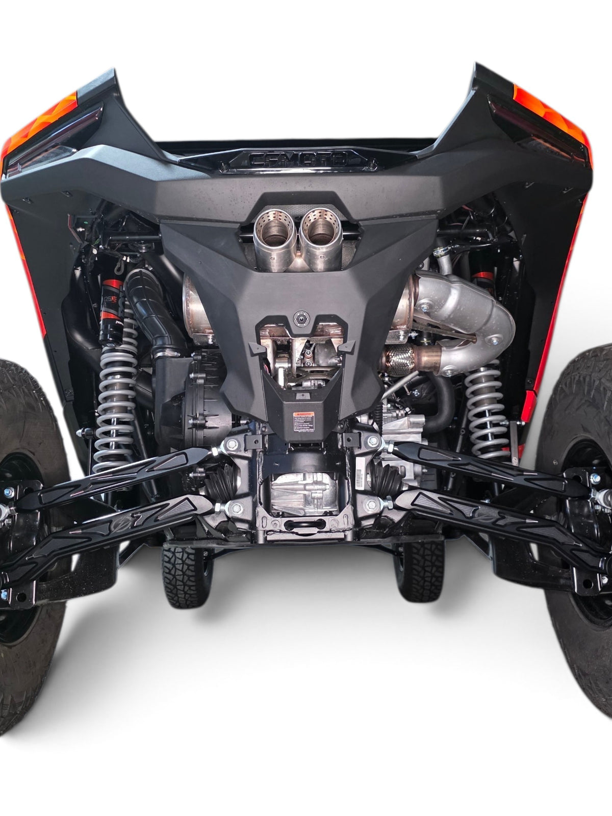 2026+ CFMoto ZForce Z10 Race Series High Clearance Billet Radius Rods, Anodized Black