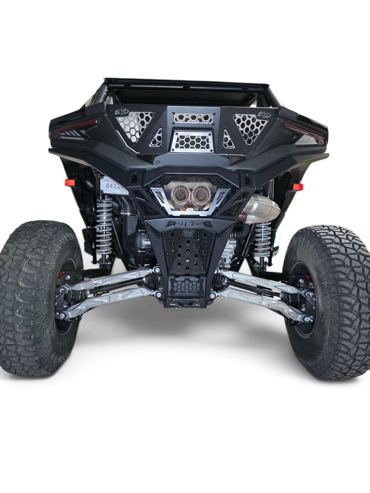 2026+ CFMoto ZForce Z10 Race Series High Clearance Billet Radius Rods, Anodized Clear