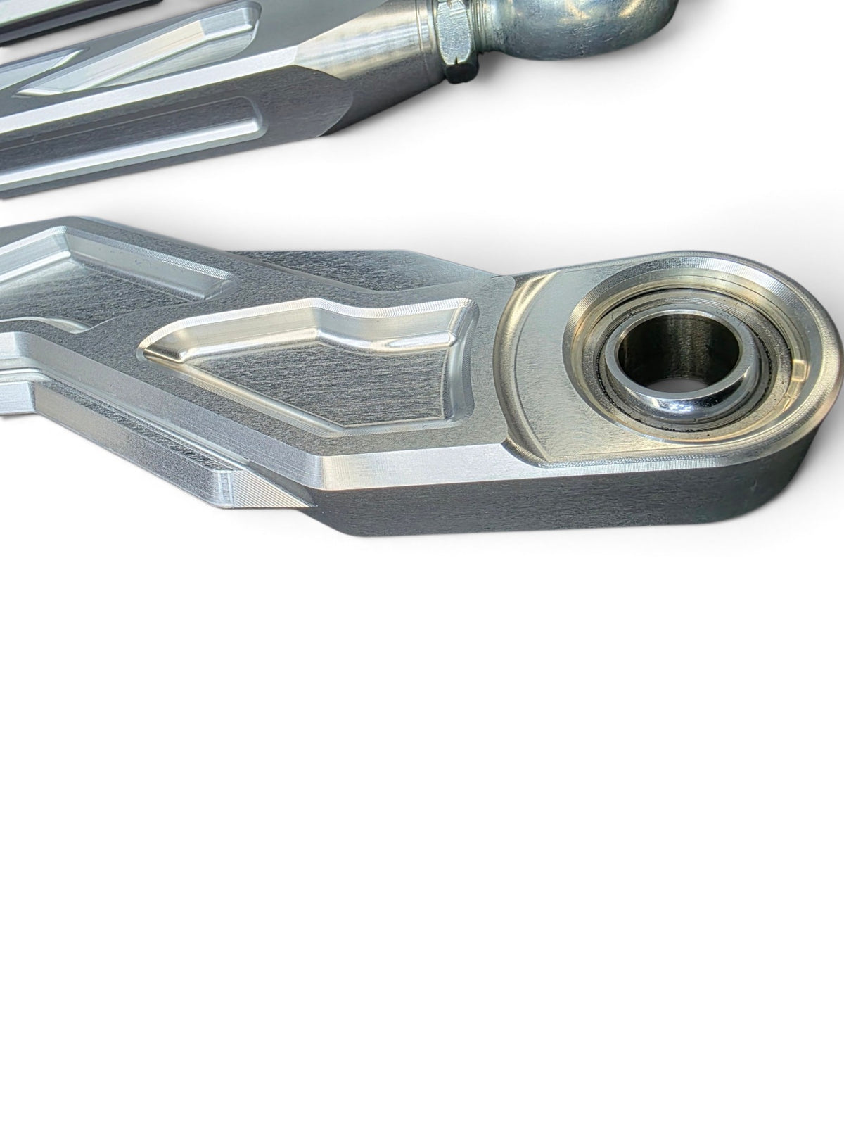 2026+ CFMoto ZForce Z10 Race Series High Clearance Billet Radius Rods, Anodized Clear