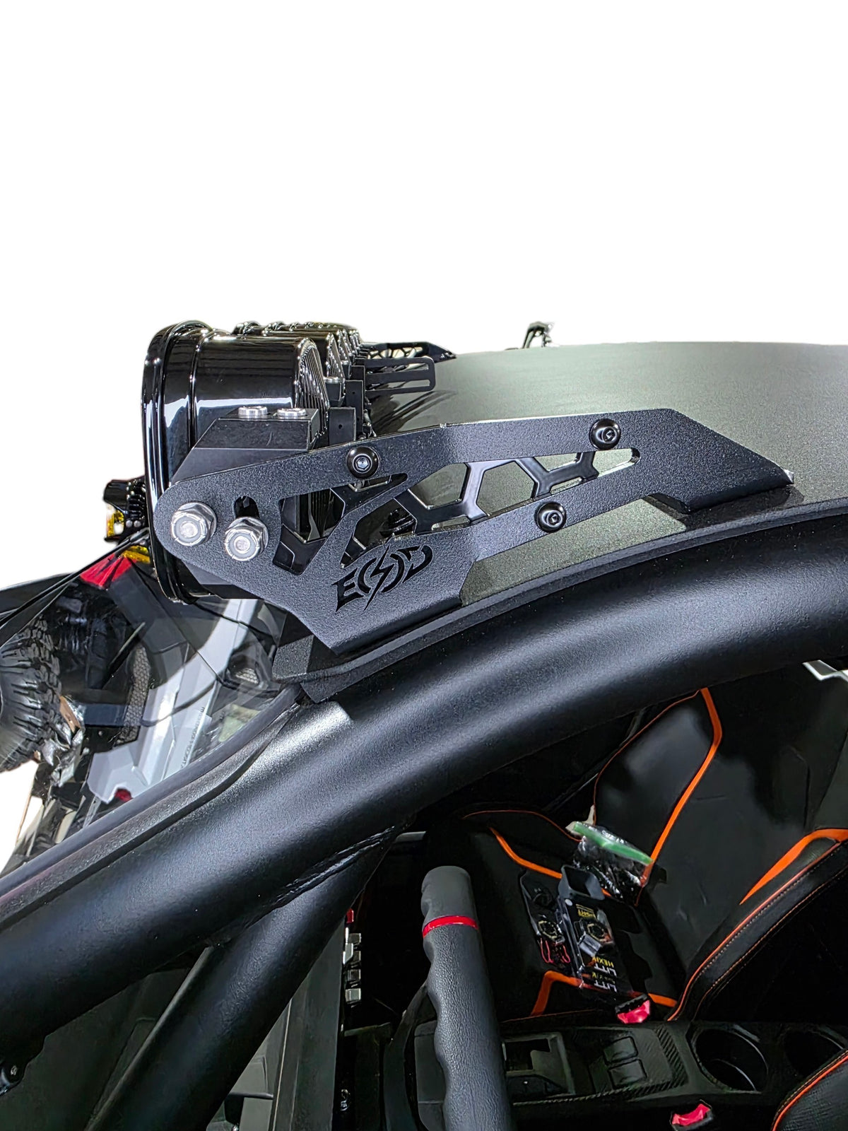 2026+ CFMoto ZForce Z10 Spark Roof Light Bar Mount for Baja Designs Linkable 7 Light