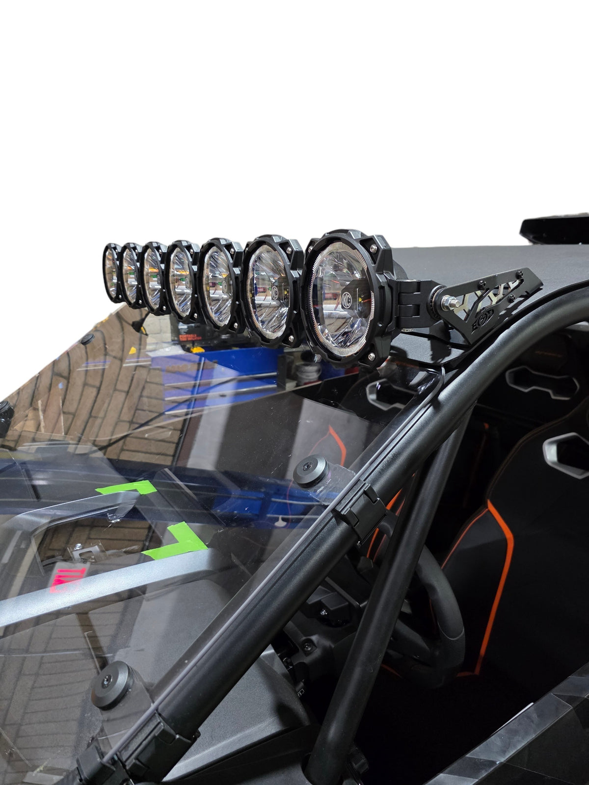 2026+ CFMoto ZForce Z10 Spark Roof Light Bar Mount for KC Gravity Titan 7 Light LED Bar
