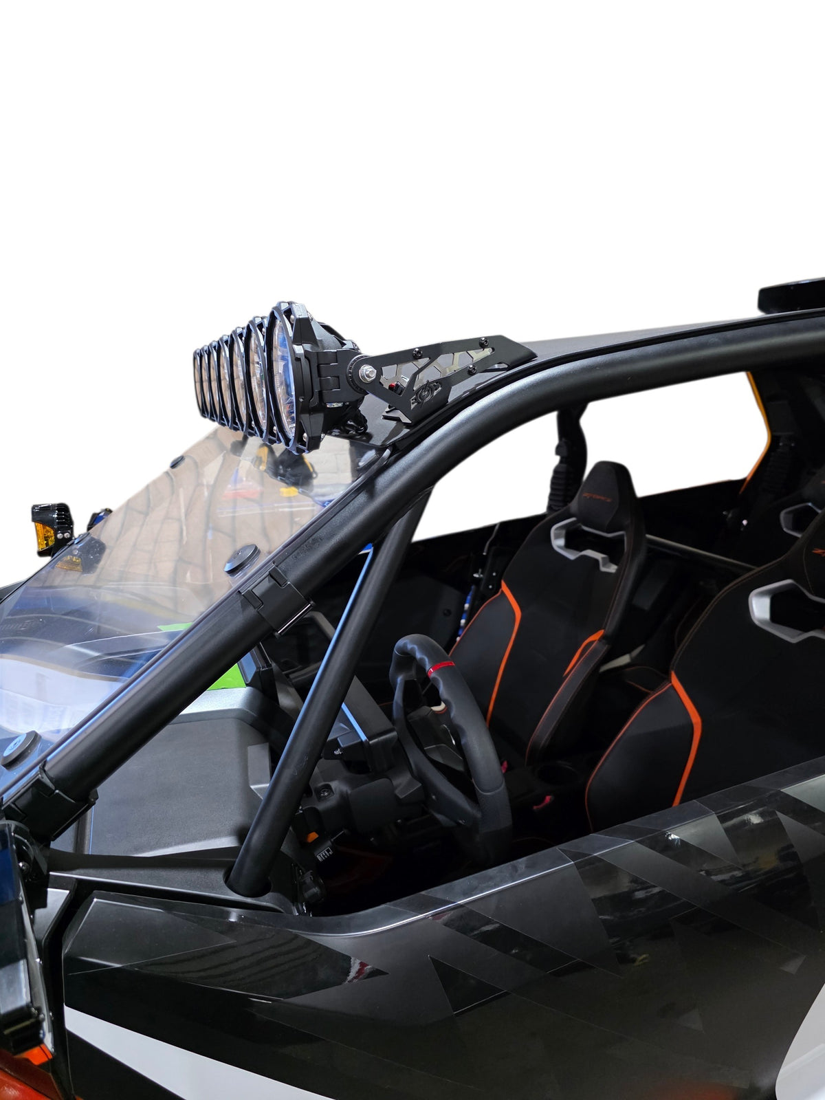 2026+ CFMoto ZForce Z10 Spark Roof Light Bar Mount for KC Gravity Titan 7 Light LED Bar