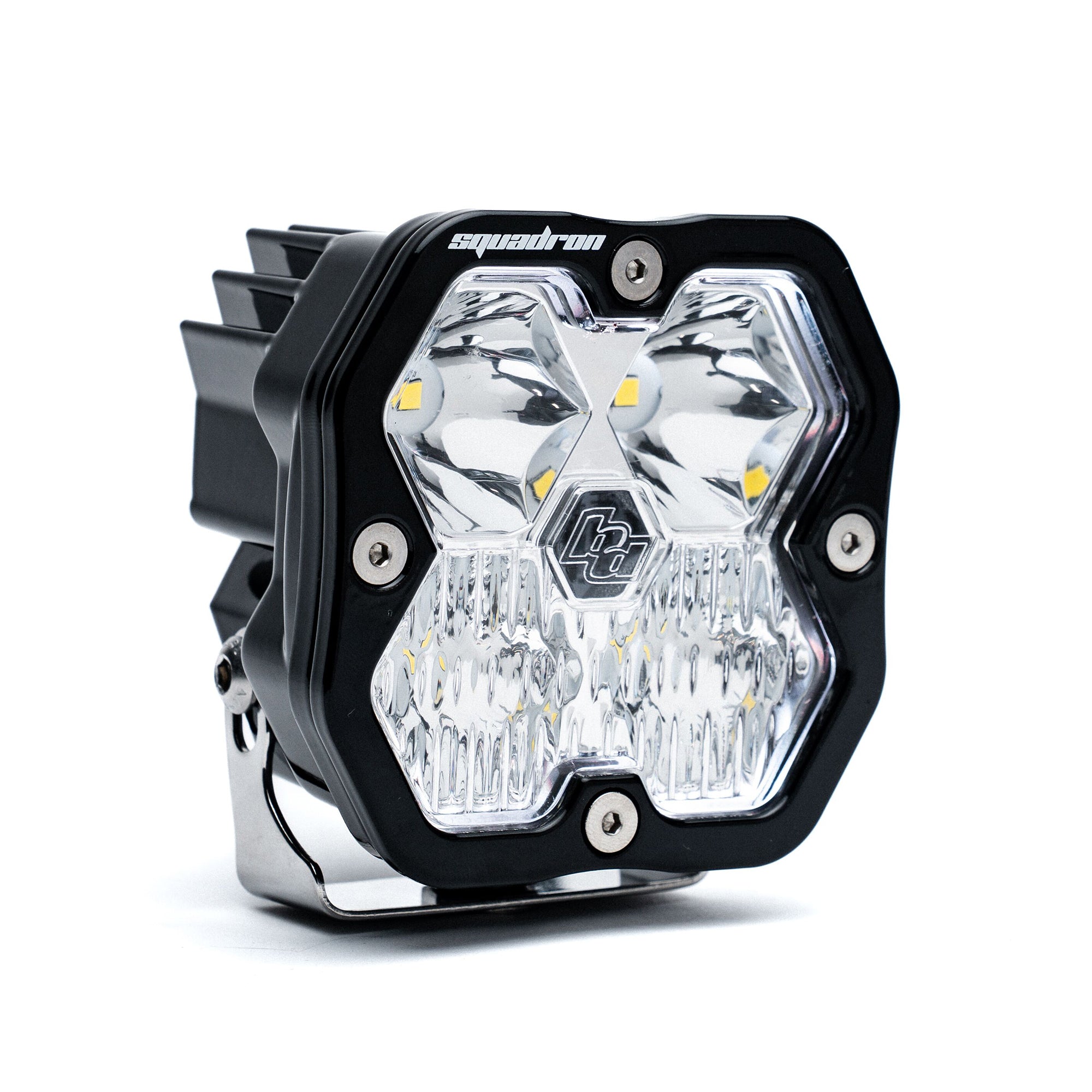 Squadron 2.0 Sport Black LED Auxiliary Light Pod Driving/Combo Clear