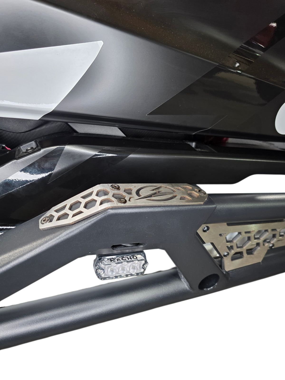 2026+ CFMoto ZForce Z10 Spark Tree Kicker Side Steps (4 Seat), Black