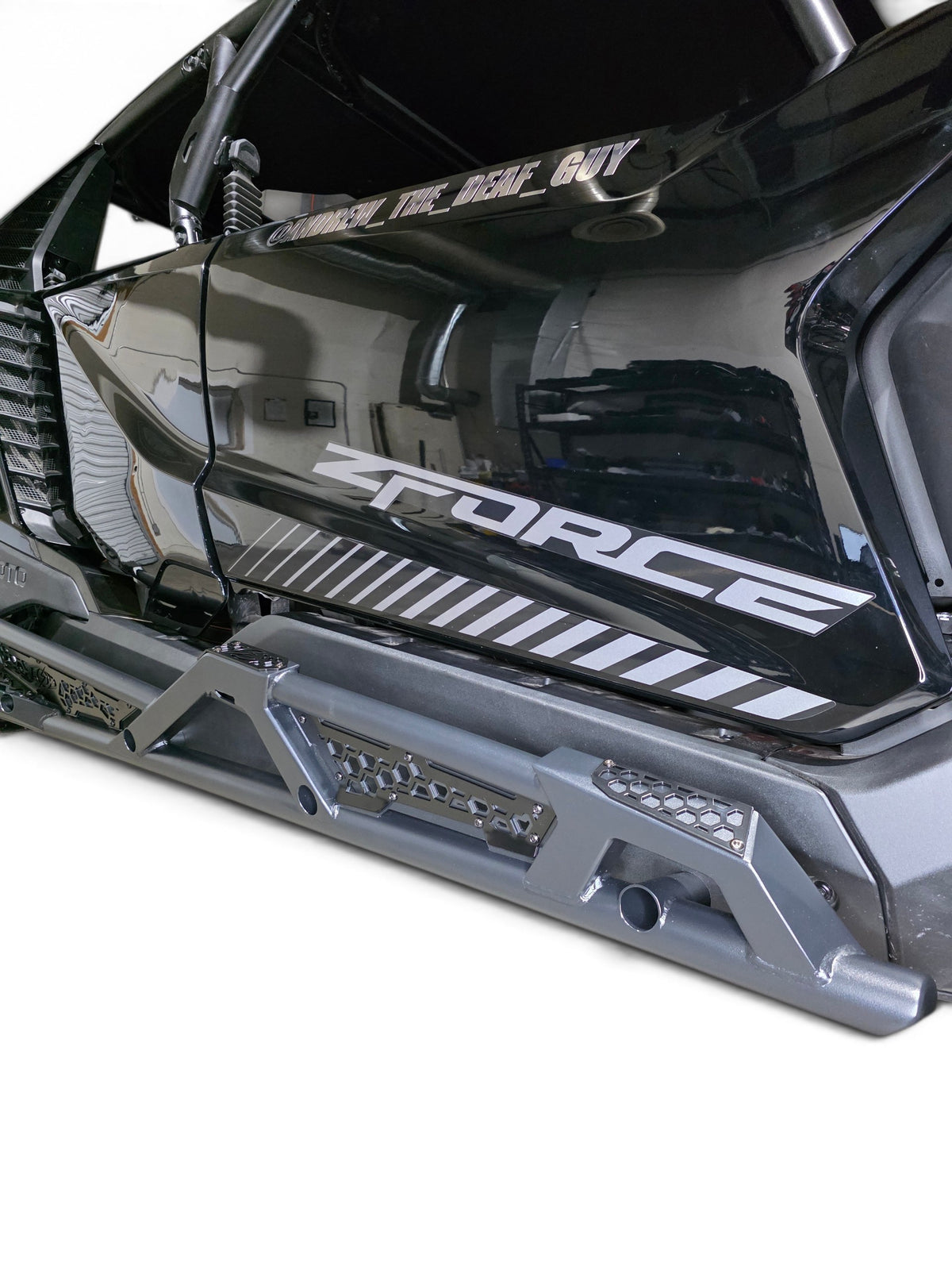 2026+ CFMoto ZForce Z10 Spark Tree Kicker Side Steps (4 Seat), Black