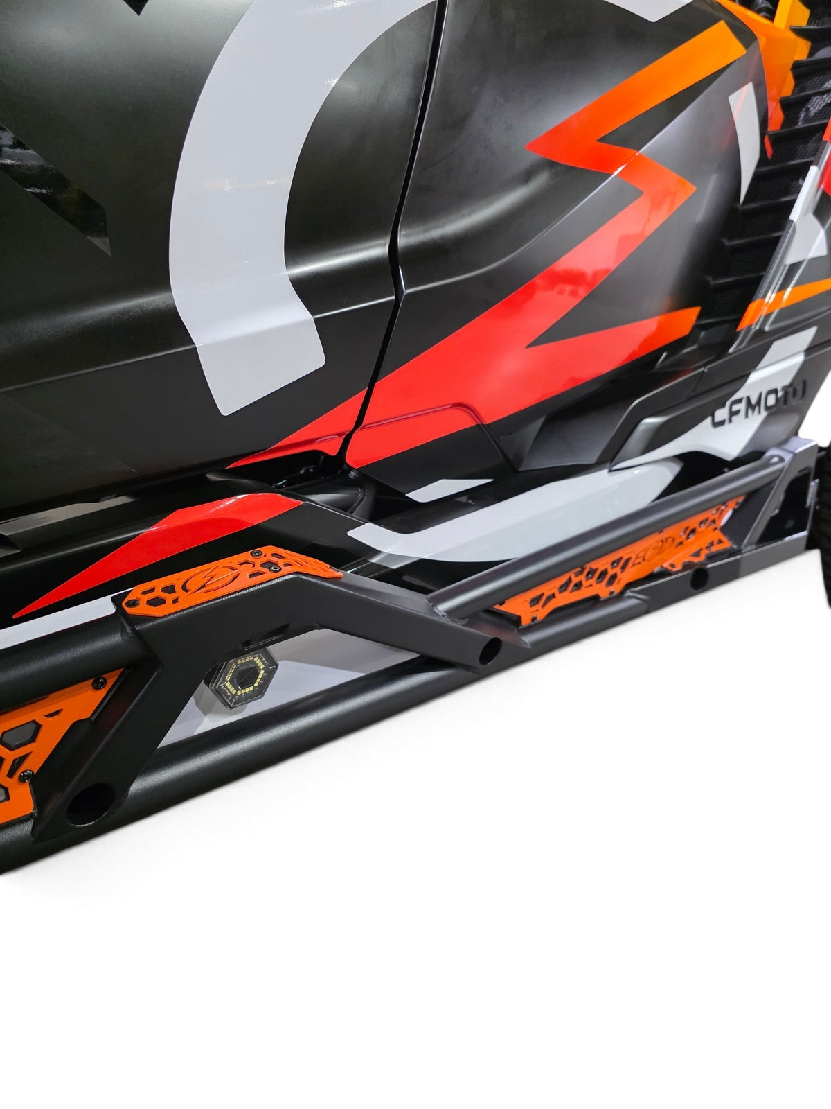 2026+ CFMoto ZForce Z10 Spark Tree Kicker Side Steps (4 Seat), Black