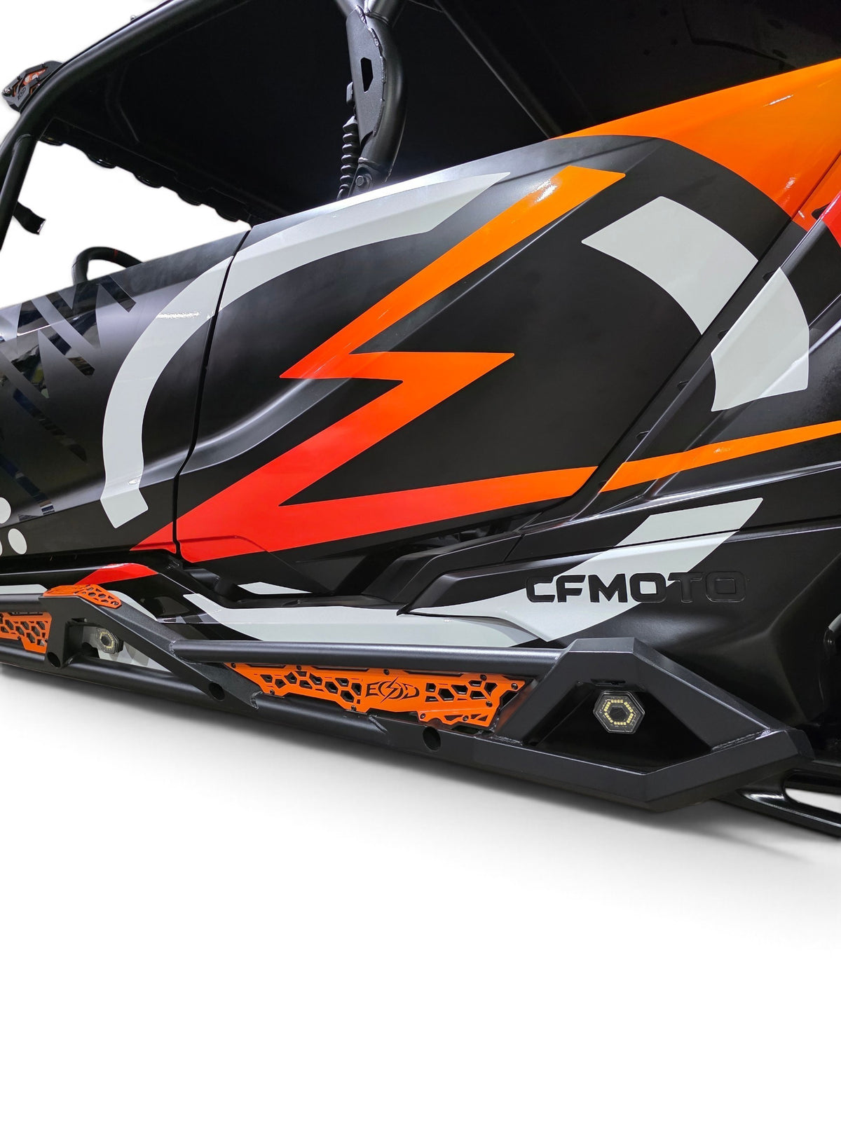 2026+ CFMoto ZForce Z10 Spark Tree Kicker Side Steps (4 Seat), Black