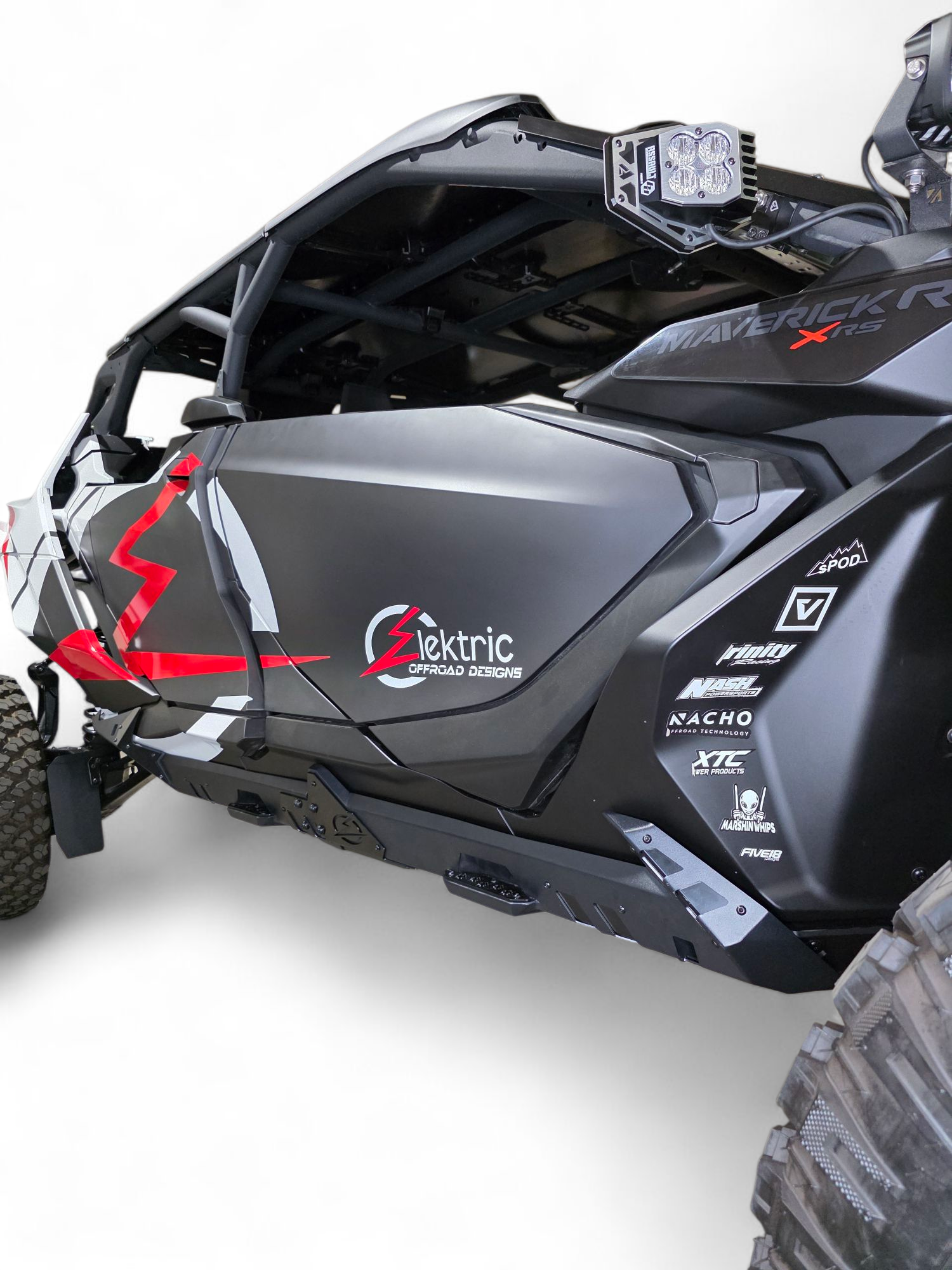 2024+ Can Am Maverick R Volt Rocker Steps 4 Seat