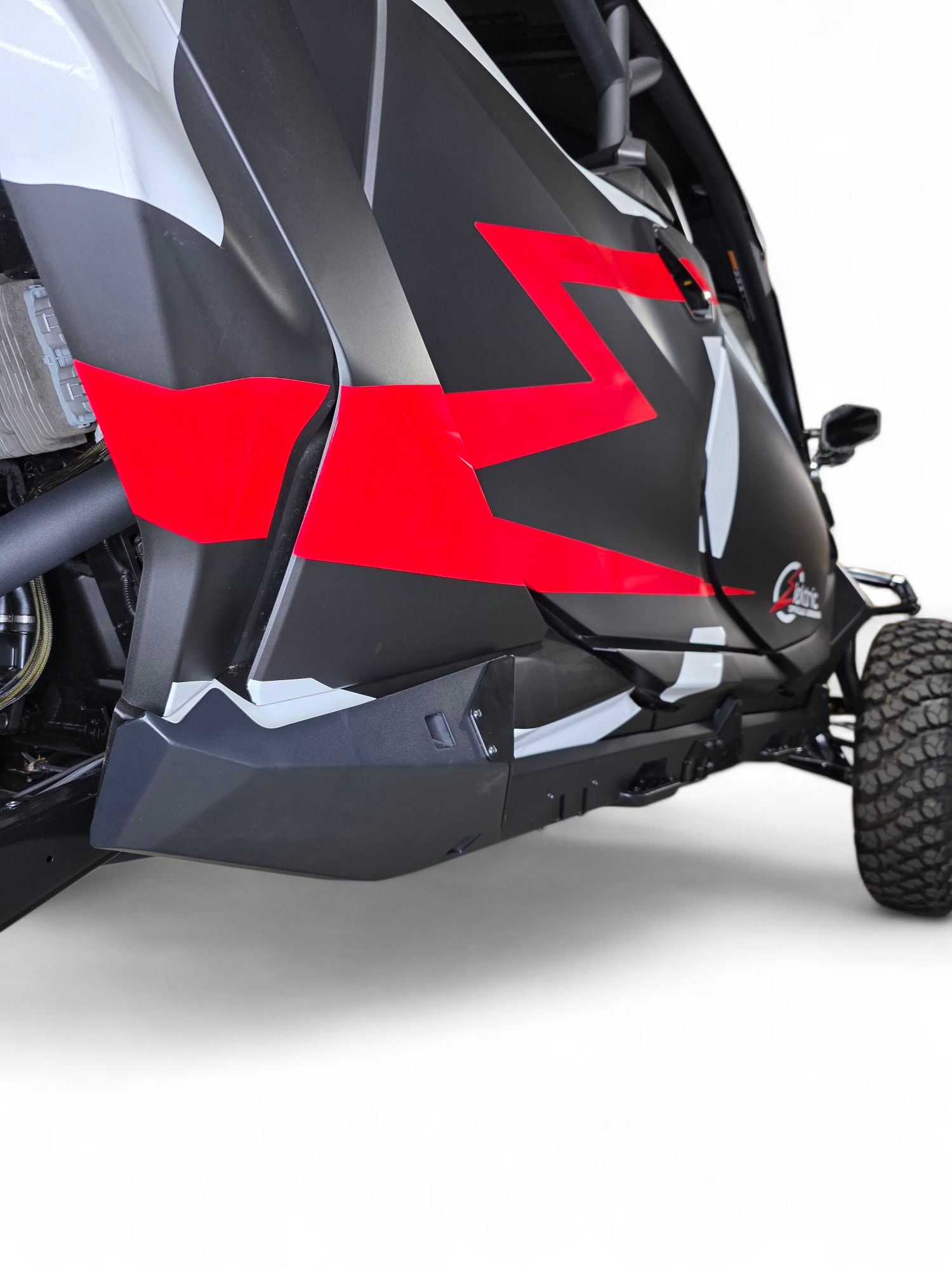 2024+ Can Am Maverick R Volt Rocker Steps 4 Seat