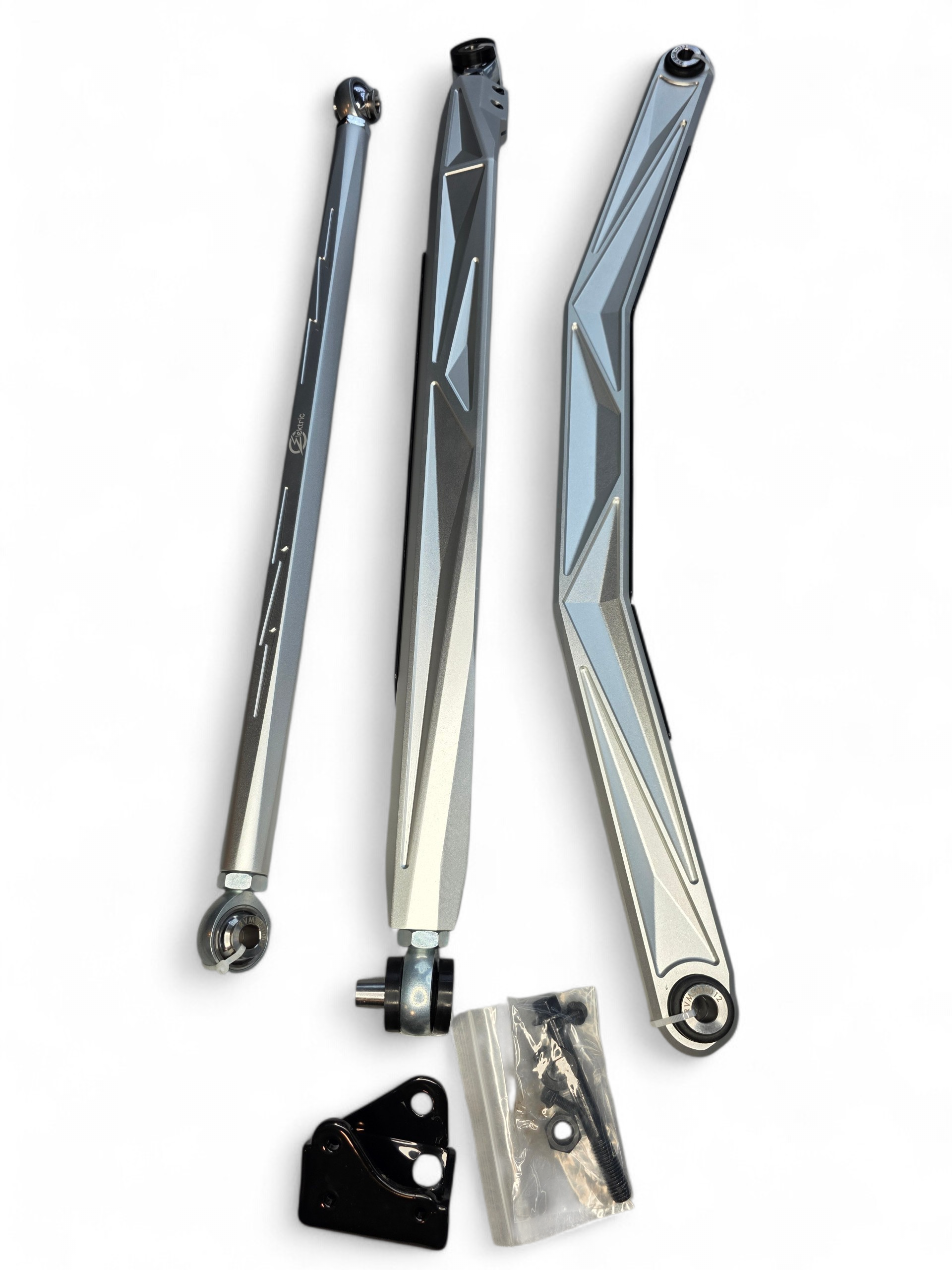 2024+ Can Am Maverick R High Clearance Adjustable Radius Rods (Anodized Clear)
