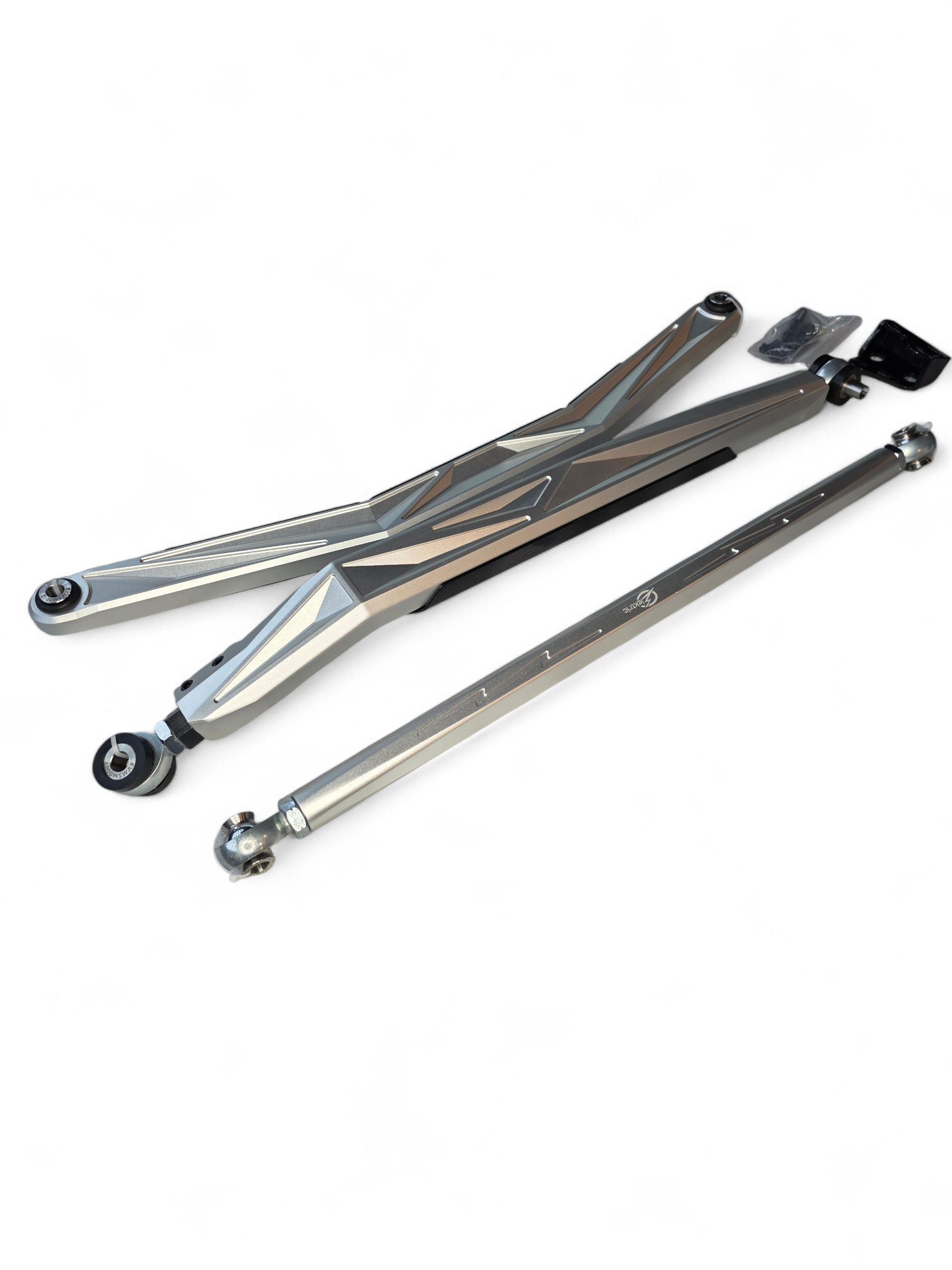 2024+ Can Am Maverick R High Clearance Adjustable Radius Rods (Anodized Clear)