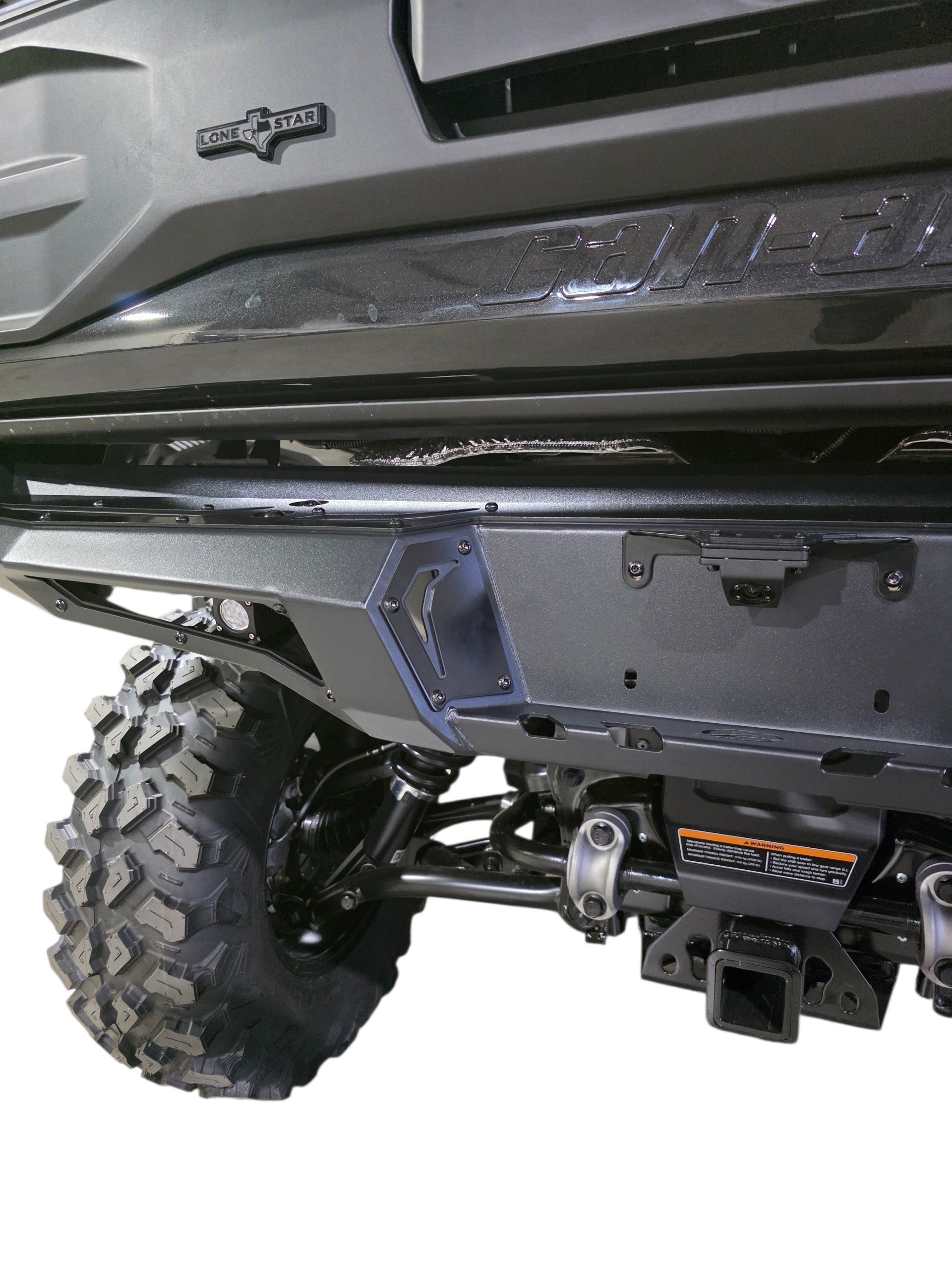2026+ Can-Am Defender HD11 Volt Rear Bumper w/Rear Camera Relocation Mnt