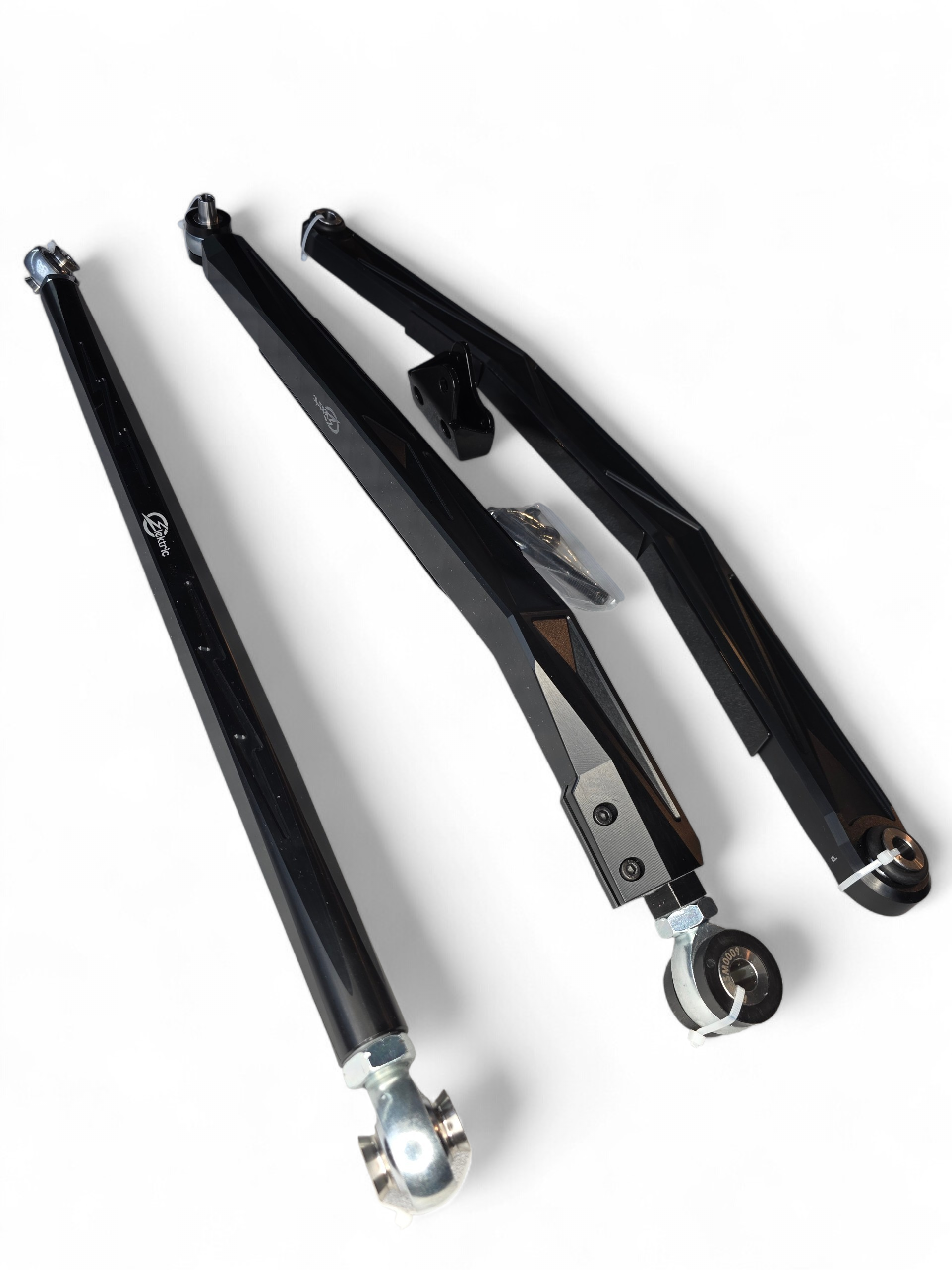 2024+ Can Am Maverick R High Clearance Adjustable Radius Rods (Anodized Black)