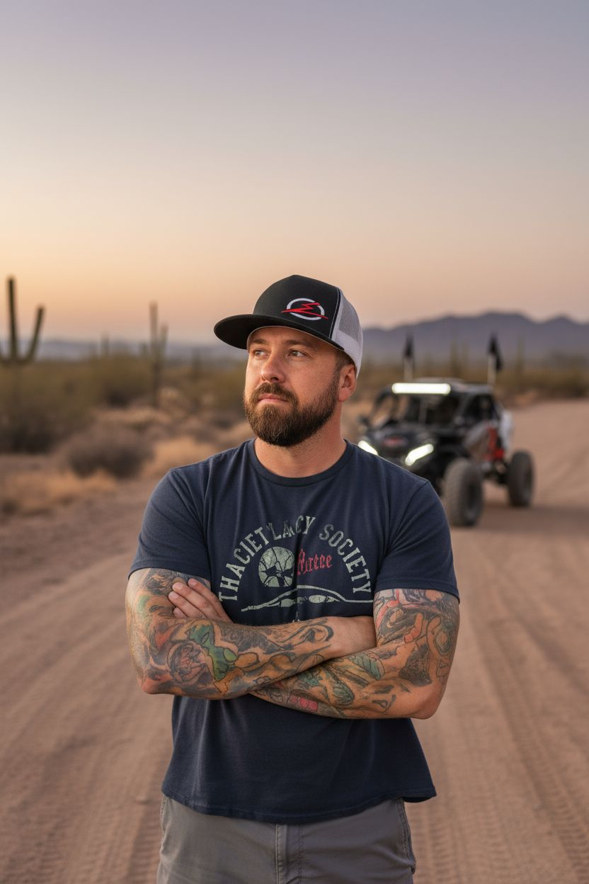 Classics 2-Tone Trucker Hat Black/White, White/Red Elektric Logo