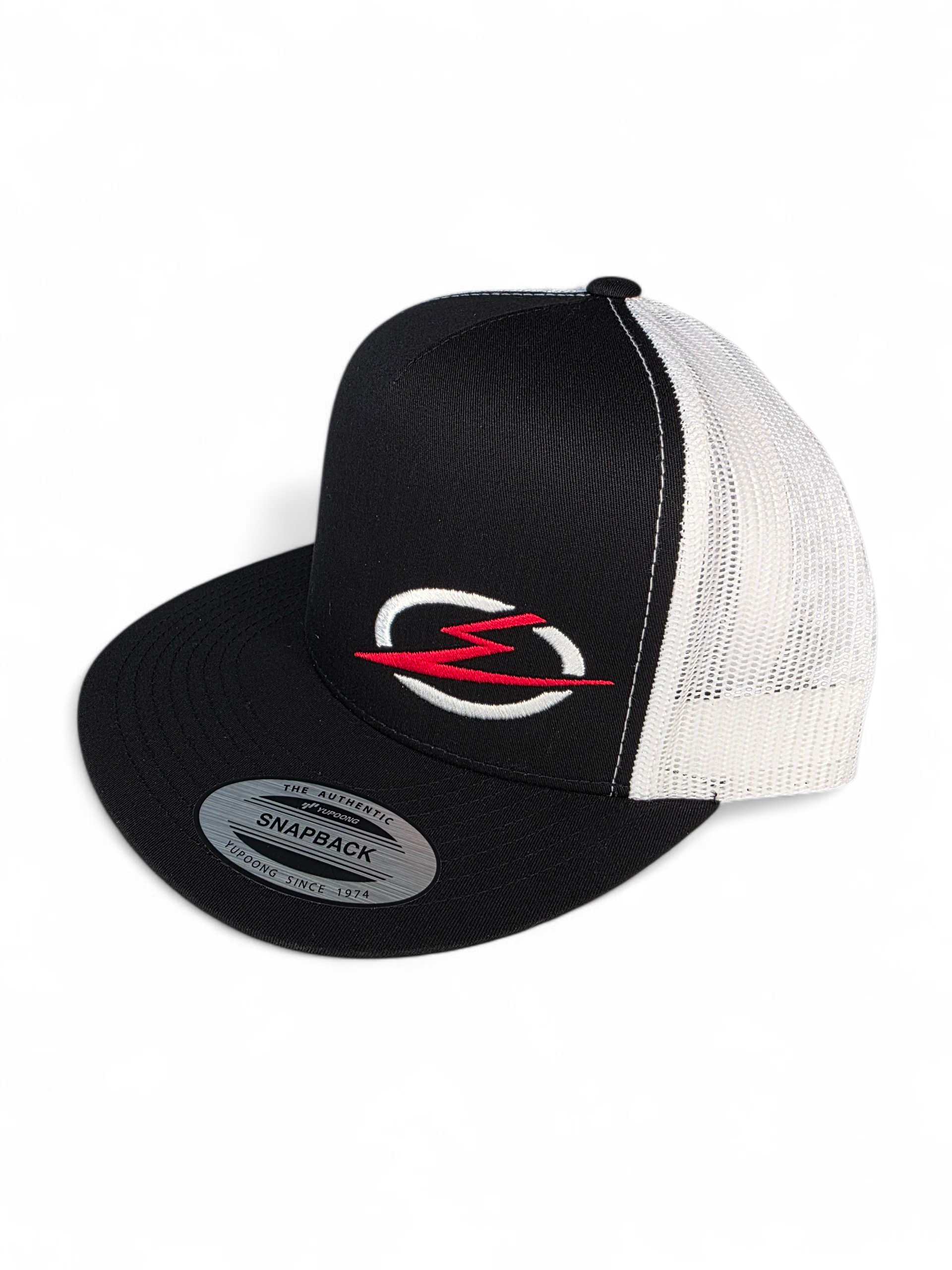 Classics 2-Tone Trucker Hat Black/White, White/Red Elektric Logo