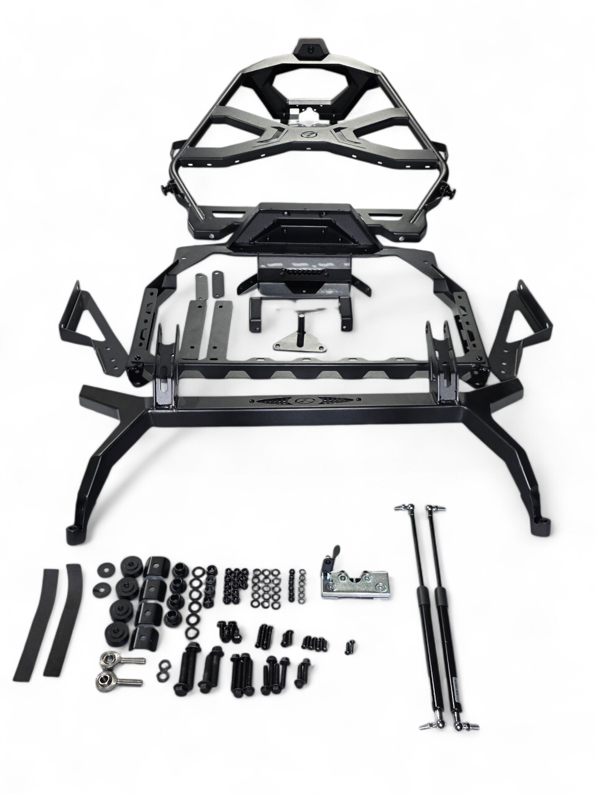 Kawasaki Teryx H2 Baja tire rack shown with a 35-inch spare tire mounted