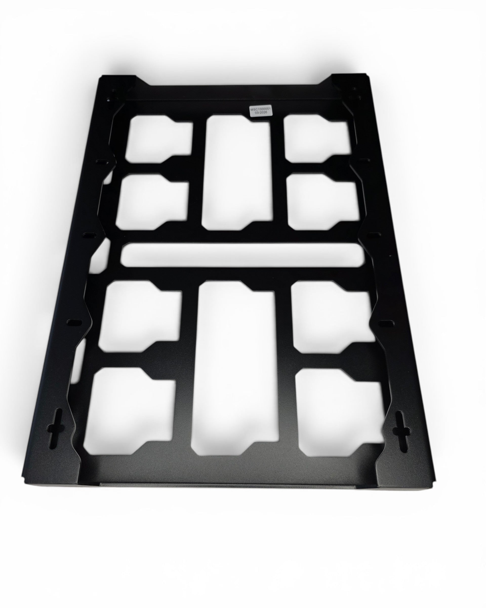 Small Pack-Out organizers secured to EOD Pack-Out Mount