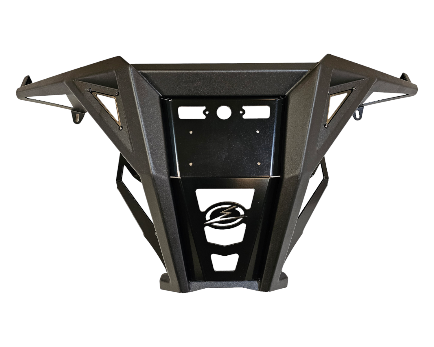 License plate area detail on Polaris RZR Pro XP rear bumper