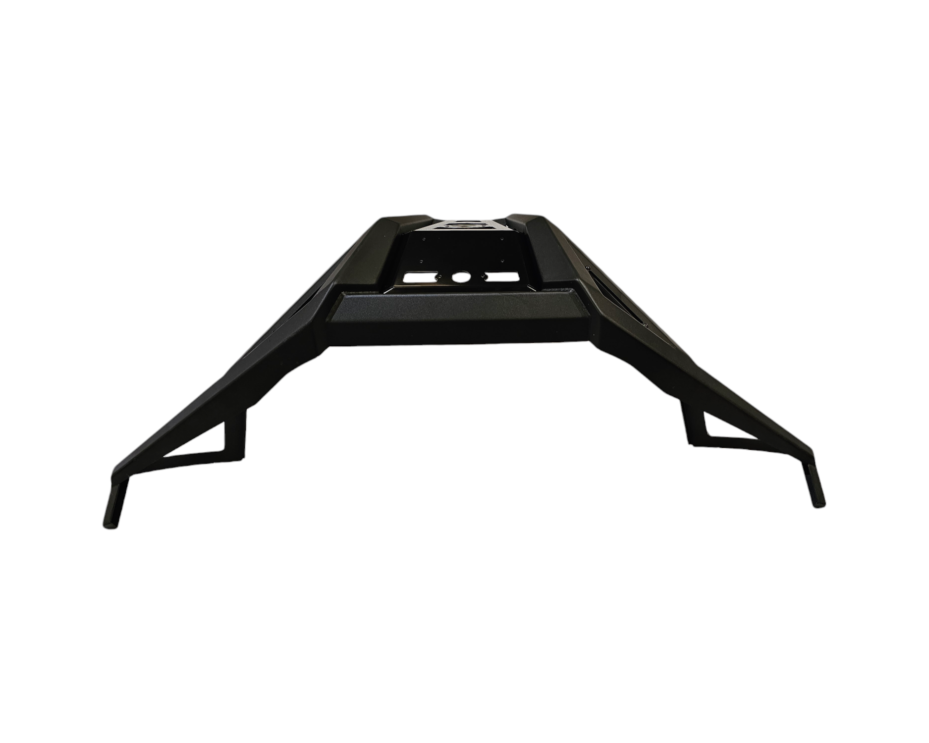 Rear three-quarter view of Polaris RZR Pro XP with Volt rear bumper installed