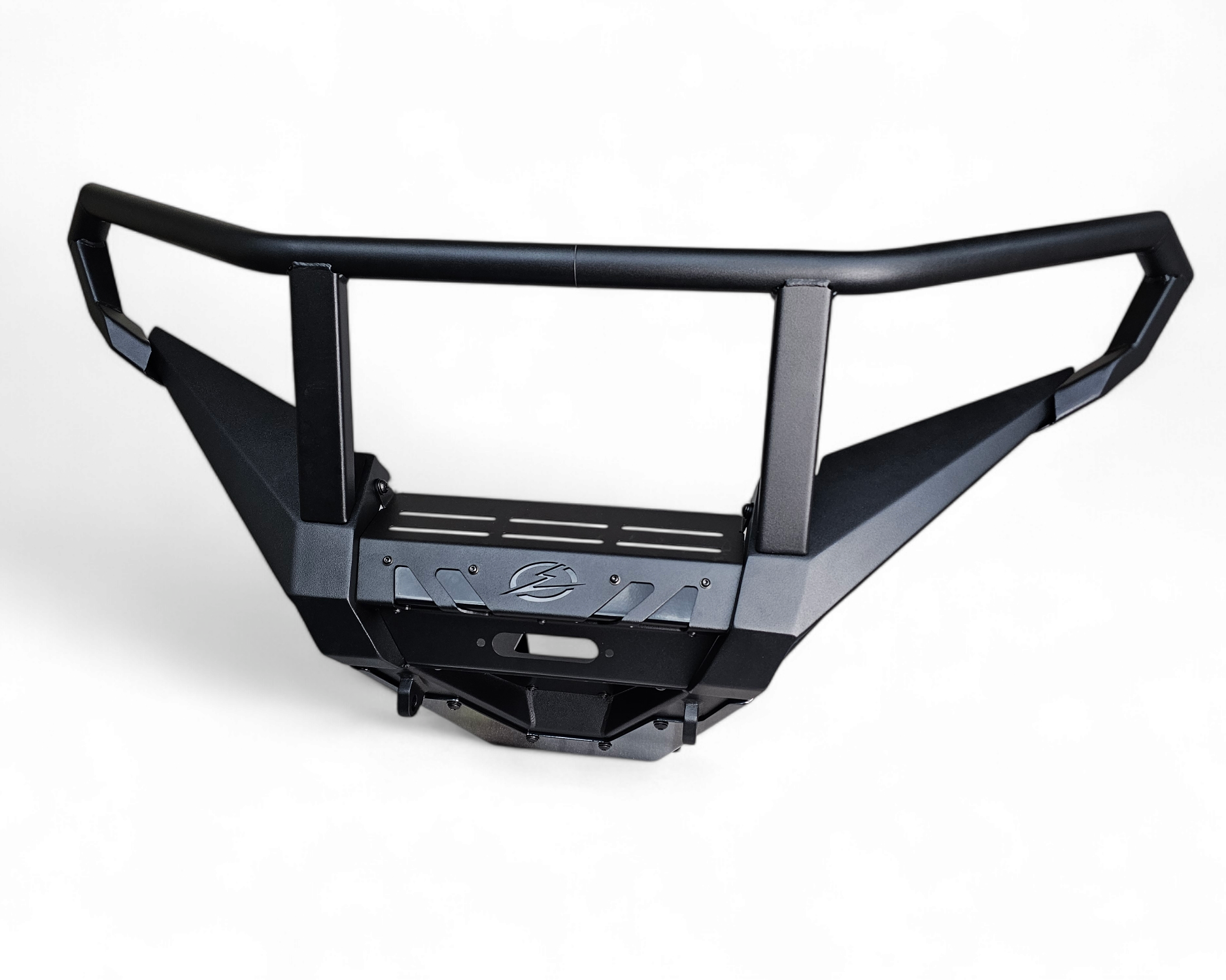 Grille and headlight protection detail from Polaris Xpedition HDX brush guard