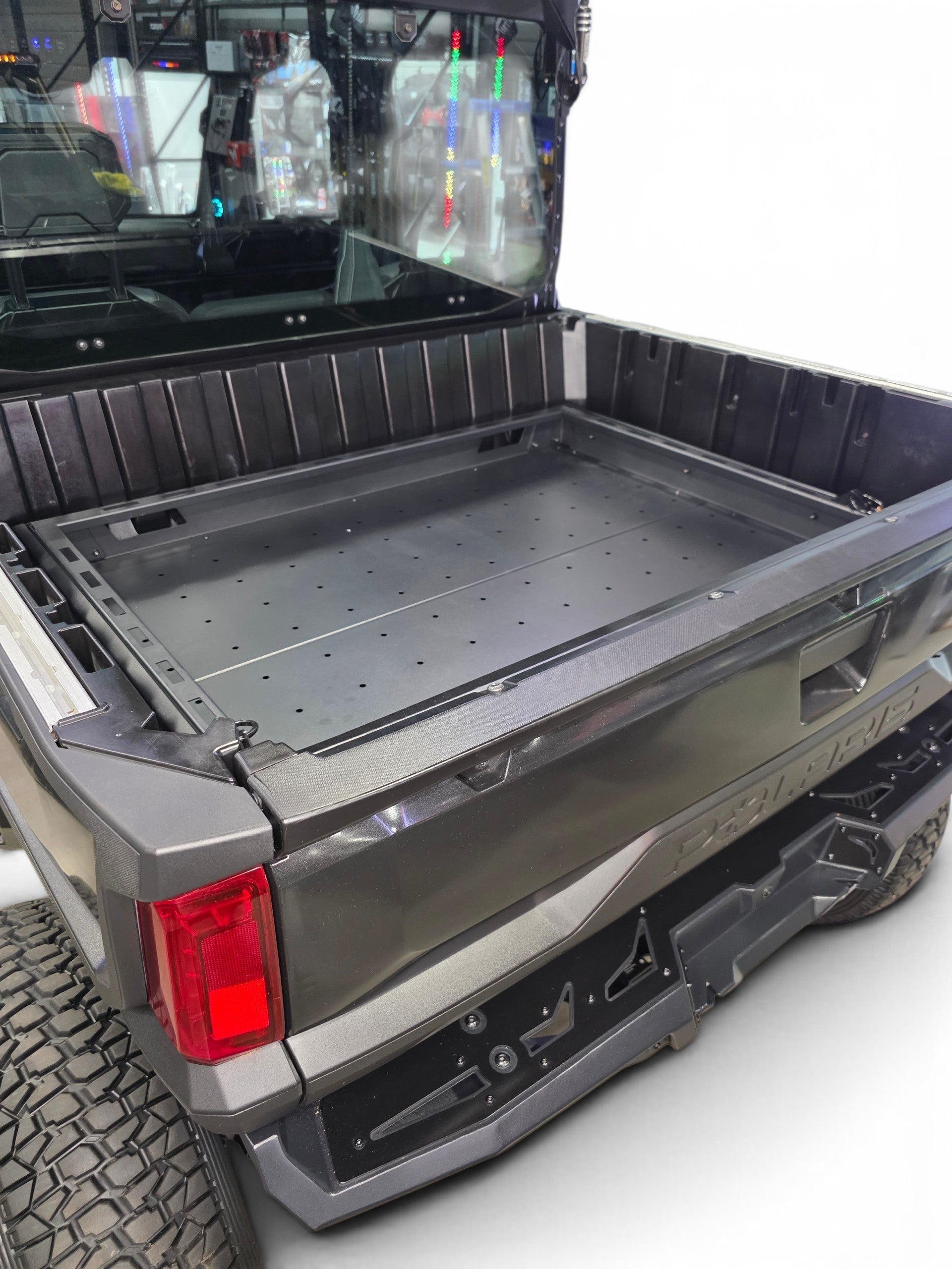 HDX Sliding Bed Drawer on work-ready Ranger 1500 build