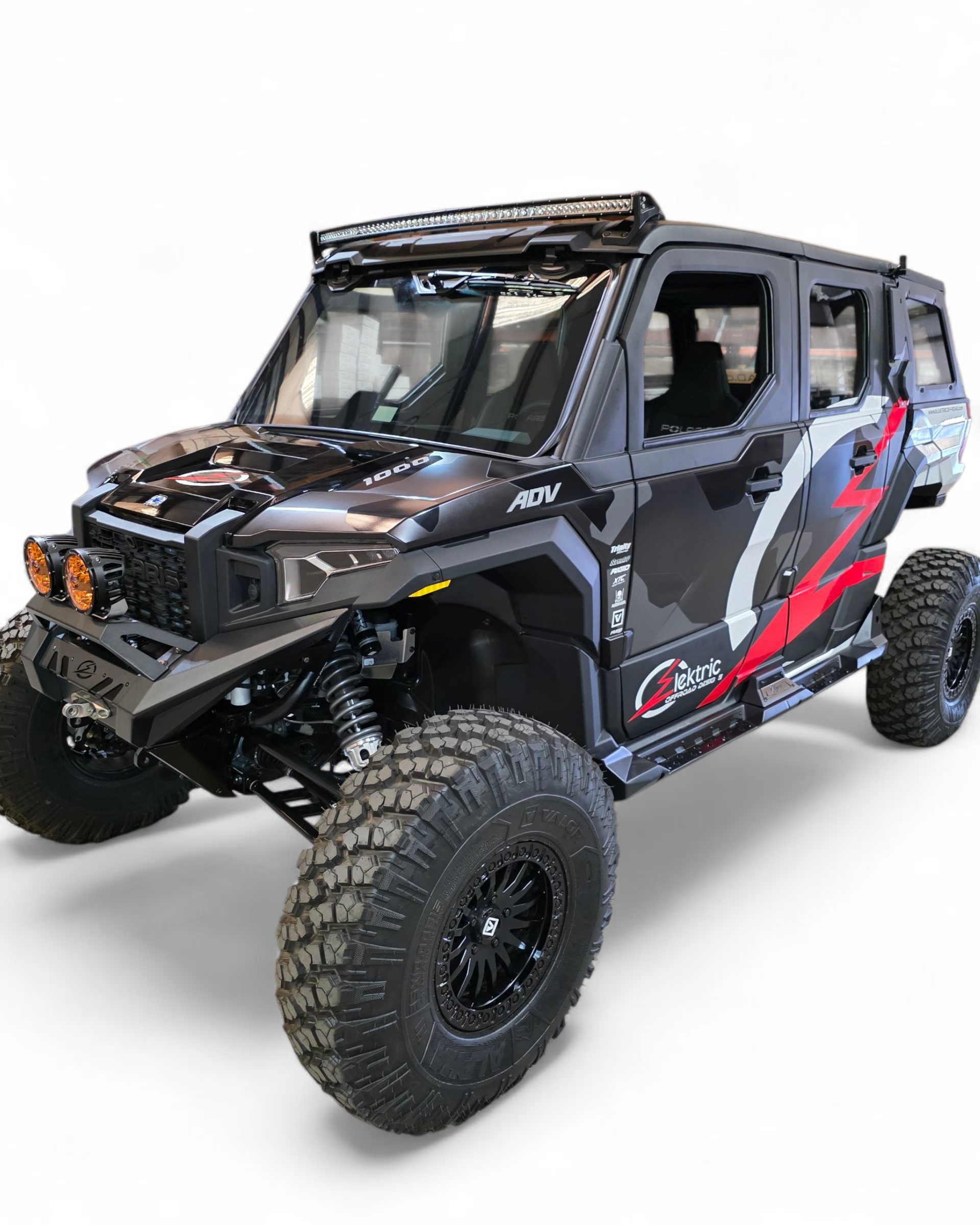 Bolt-on mounting detail on Polaris Xpedition Volt rock steps