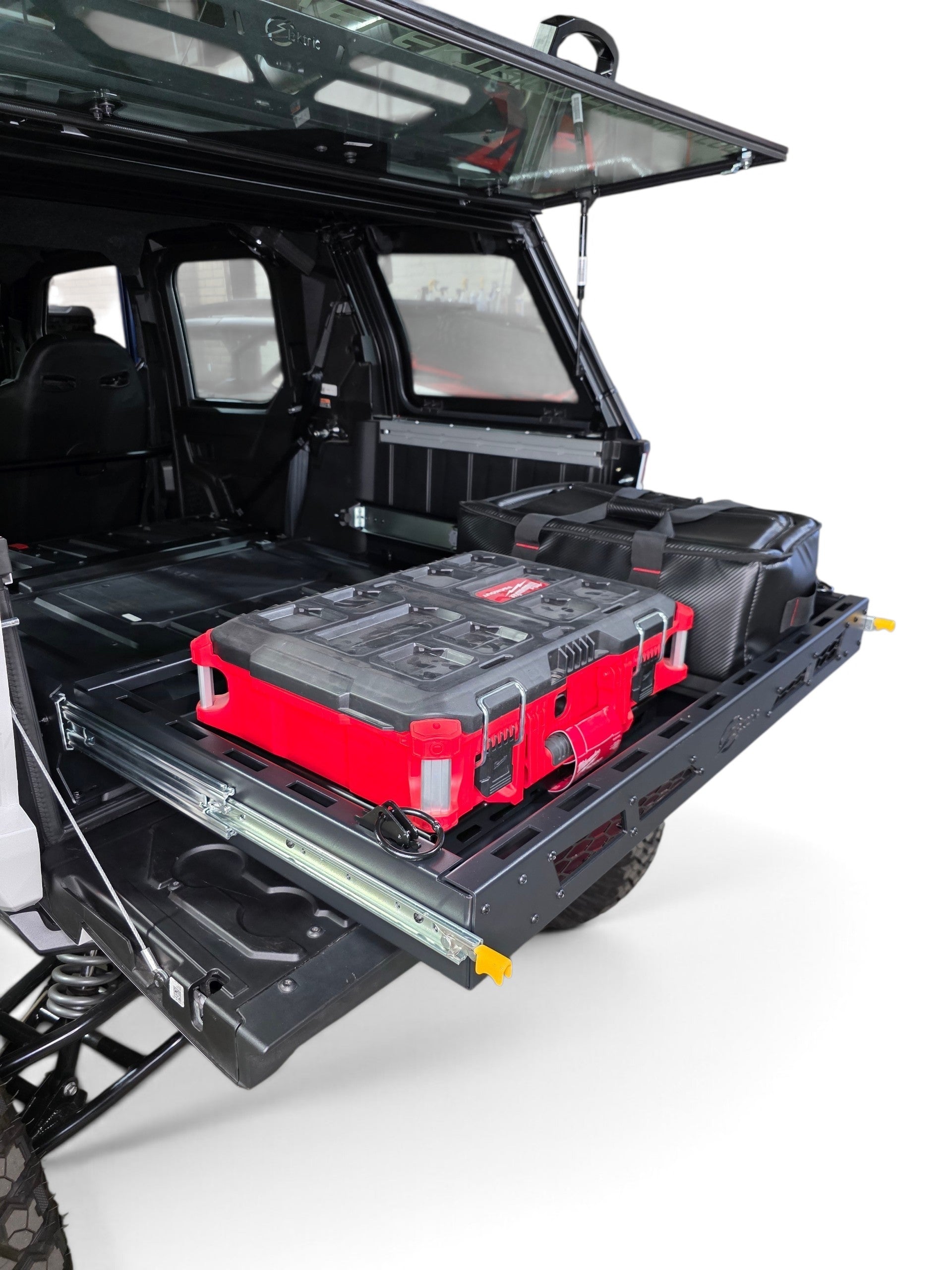 HDX Sliding Bed Drawer locking detent slide mechanism