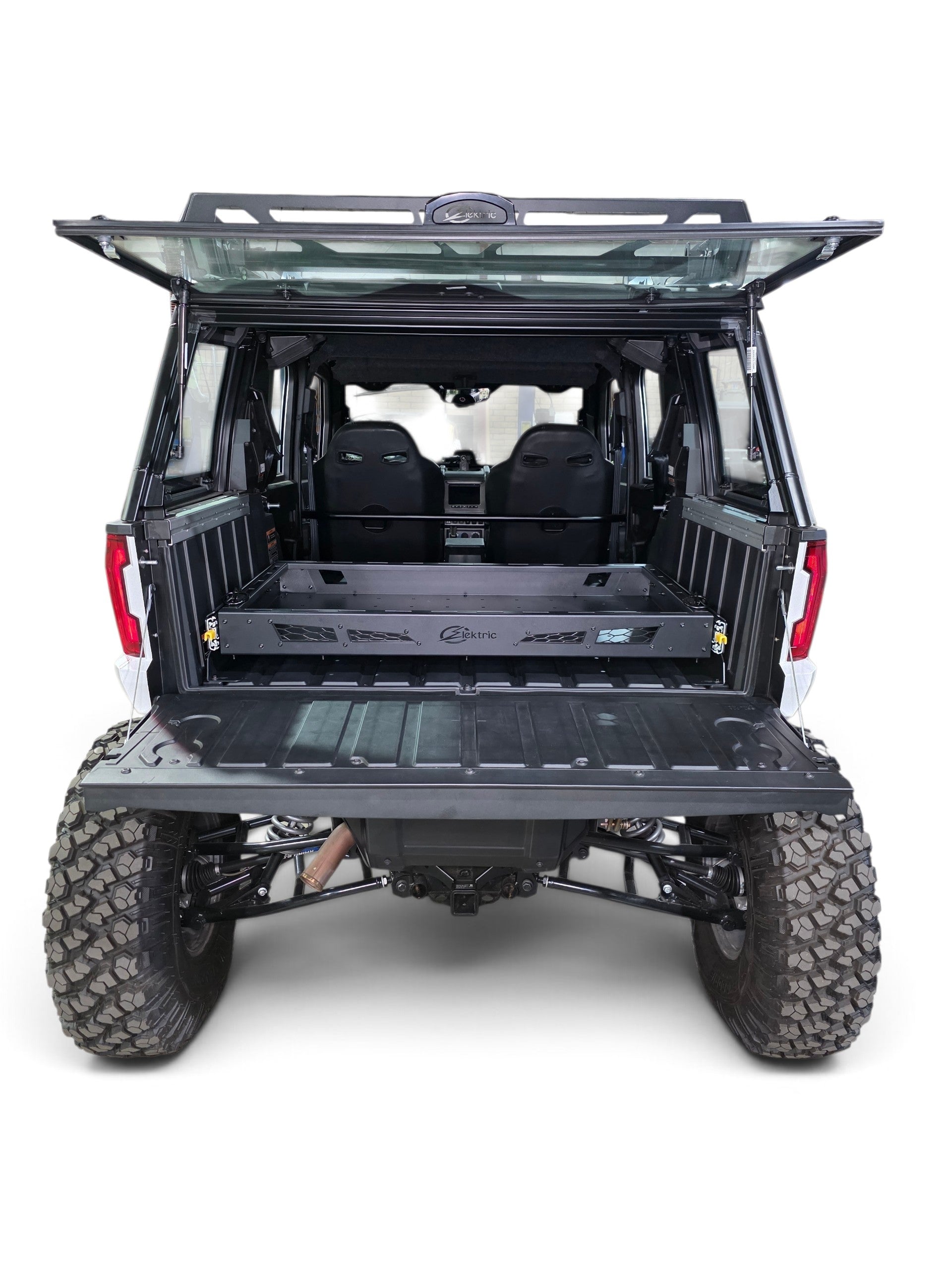 HDX Sliding Bed Drawer interior organization view