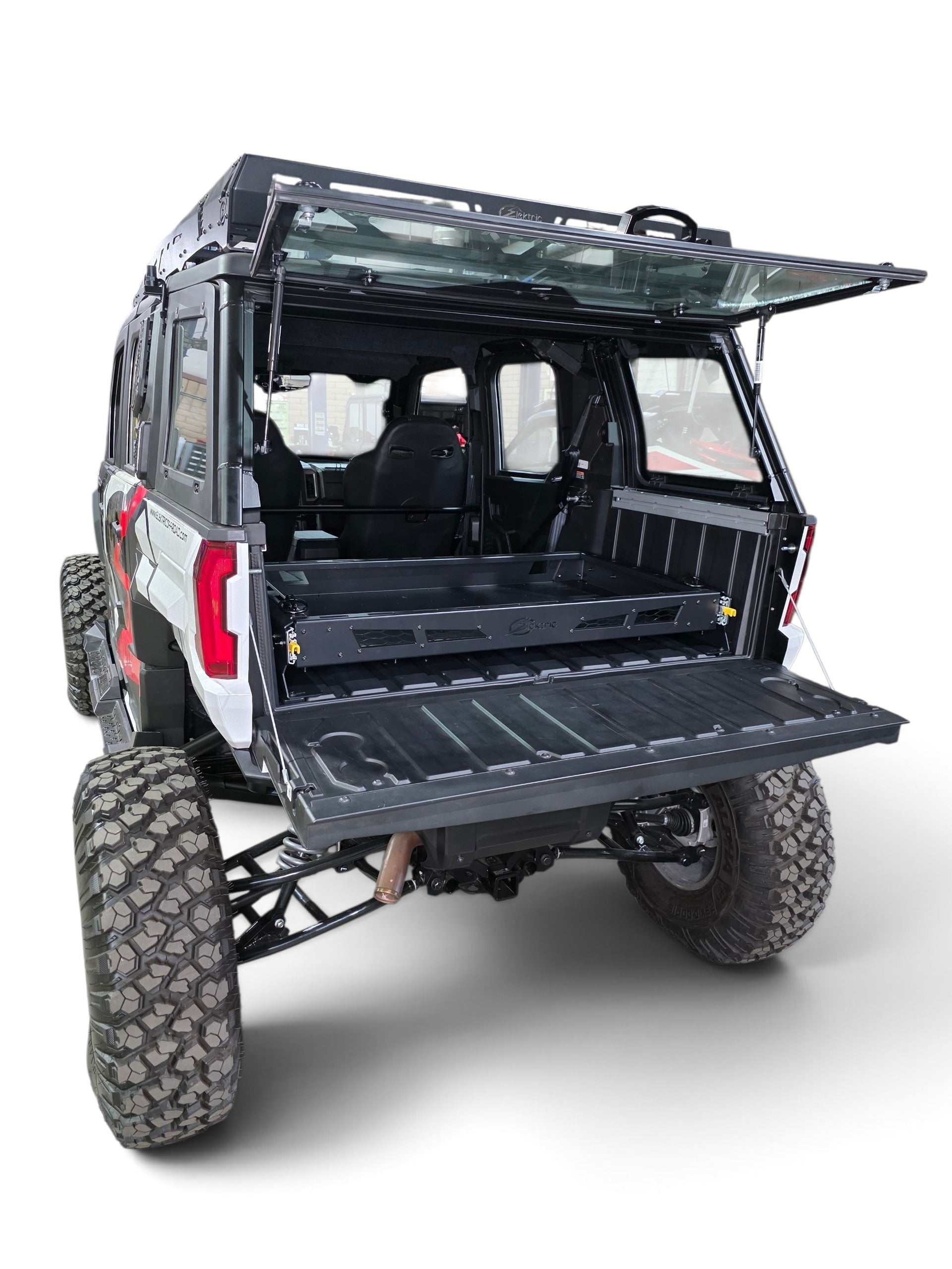 HDX Sliding Bed Drawer mounted low-profile fit