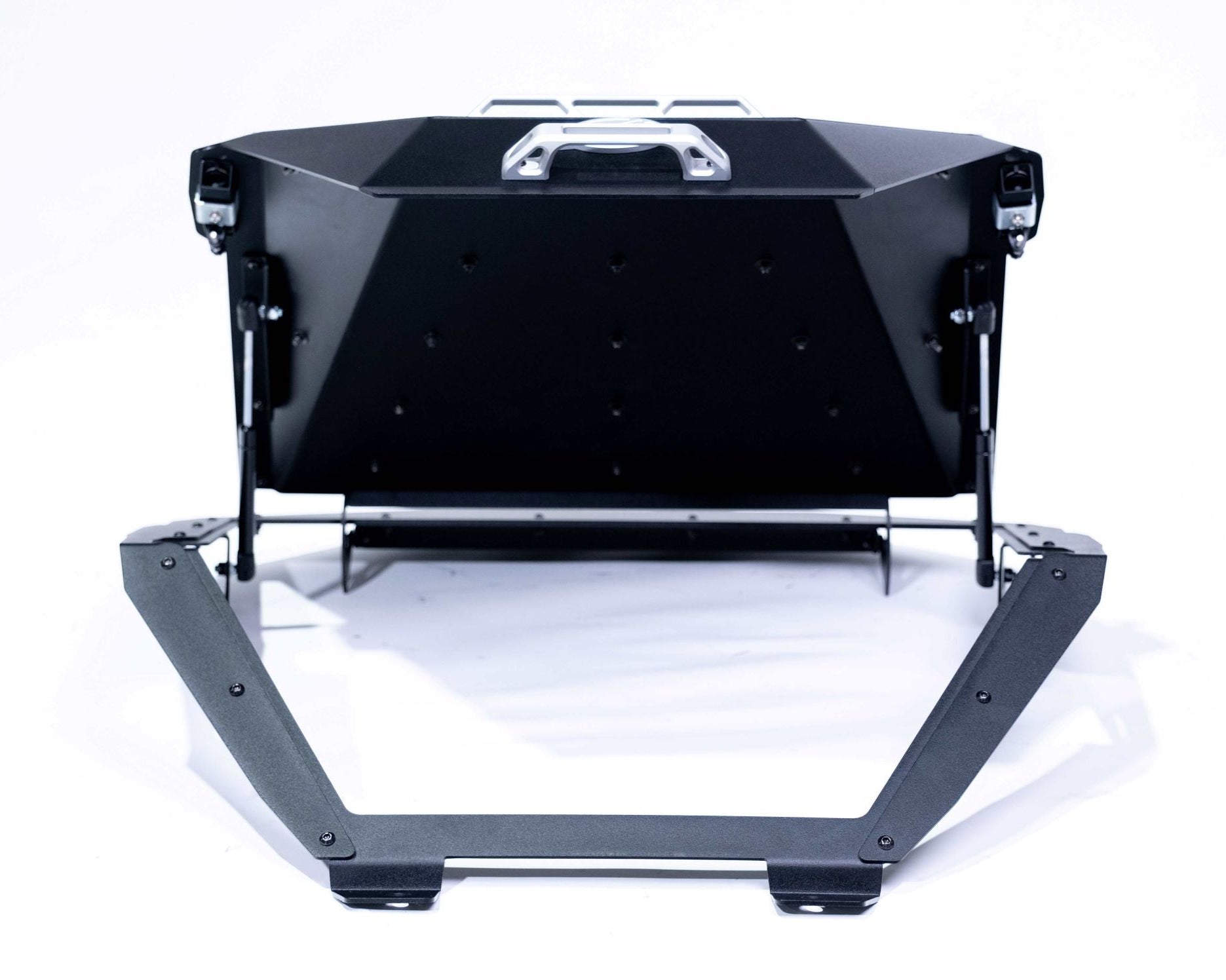 Hammer black finish texture close-up on Polaris RZR Baja bed box