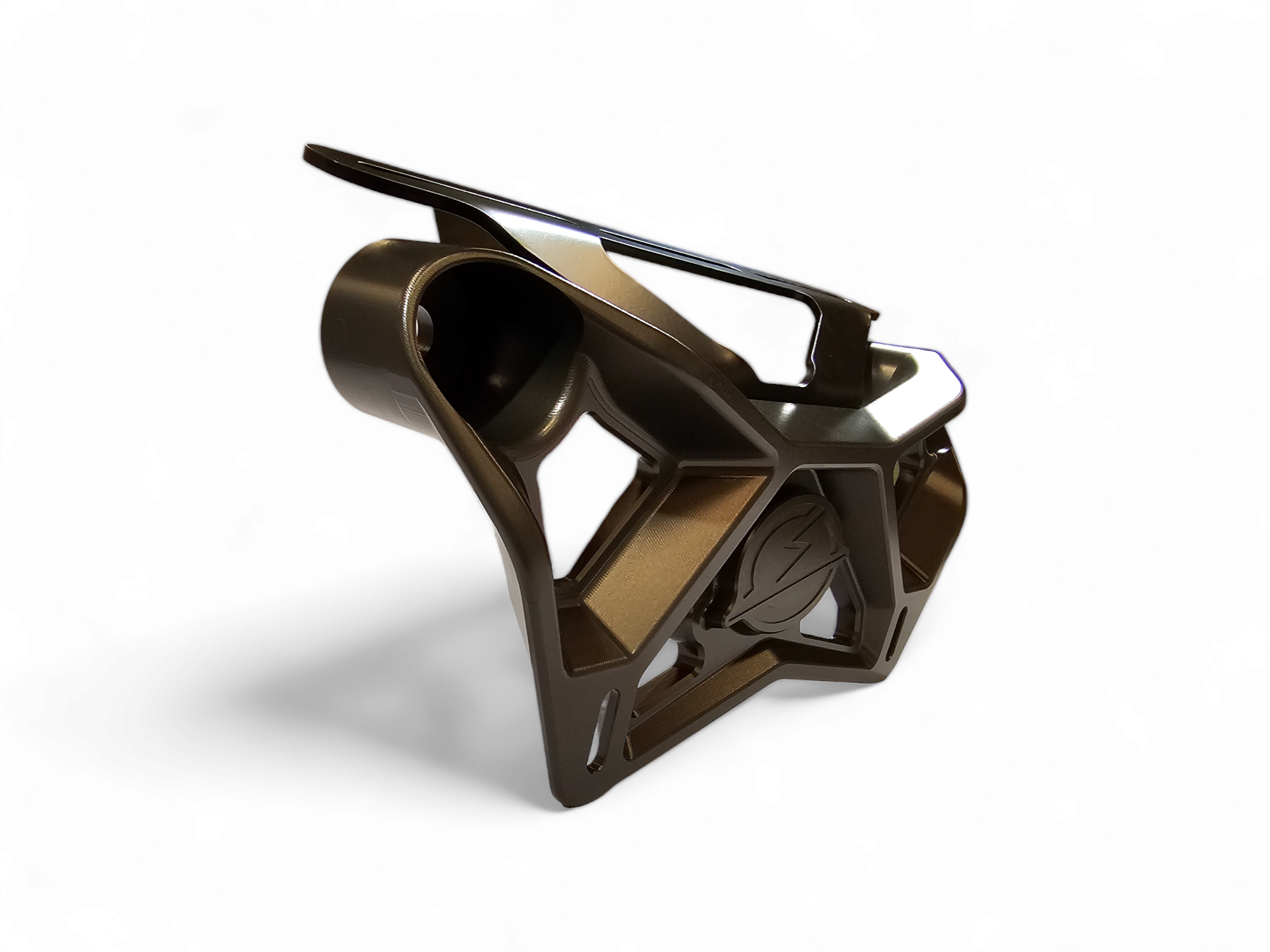 EOD 2017 to Current Can Am X3 Maverick Upper Shock Mount Brace with adjustable light mount bracket with Gun Metal finish