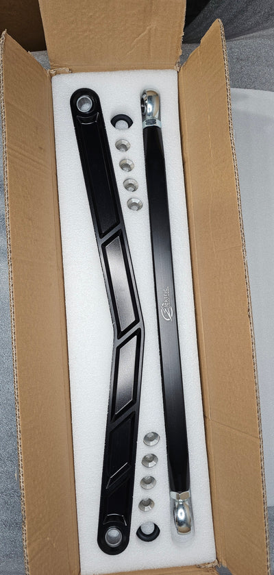 2020+ Polaris RZR Pro XP Radius Rods in Black Finish | EOD