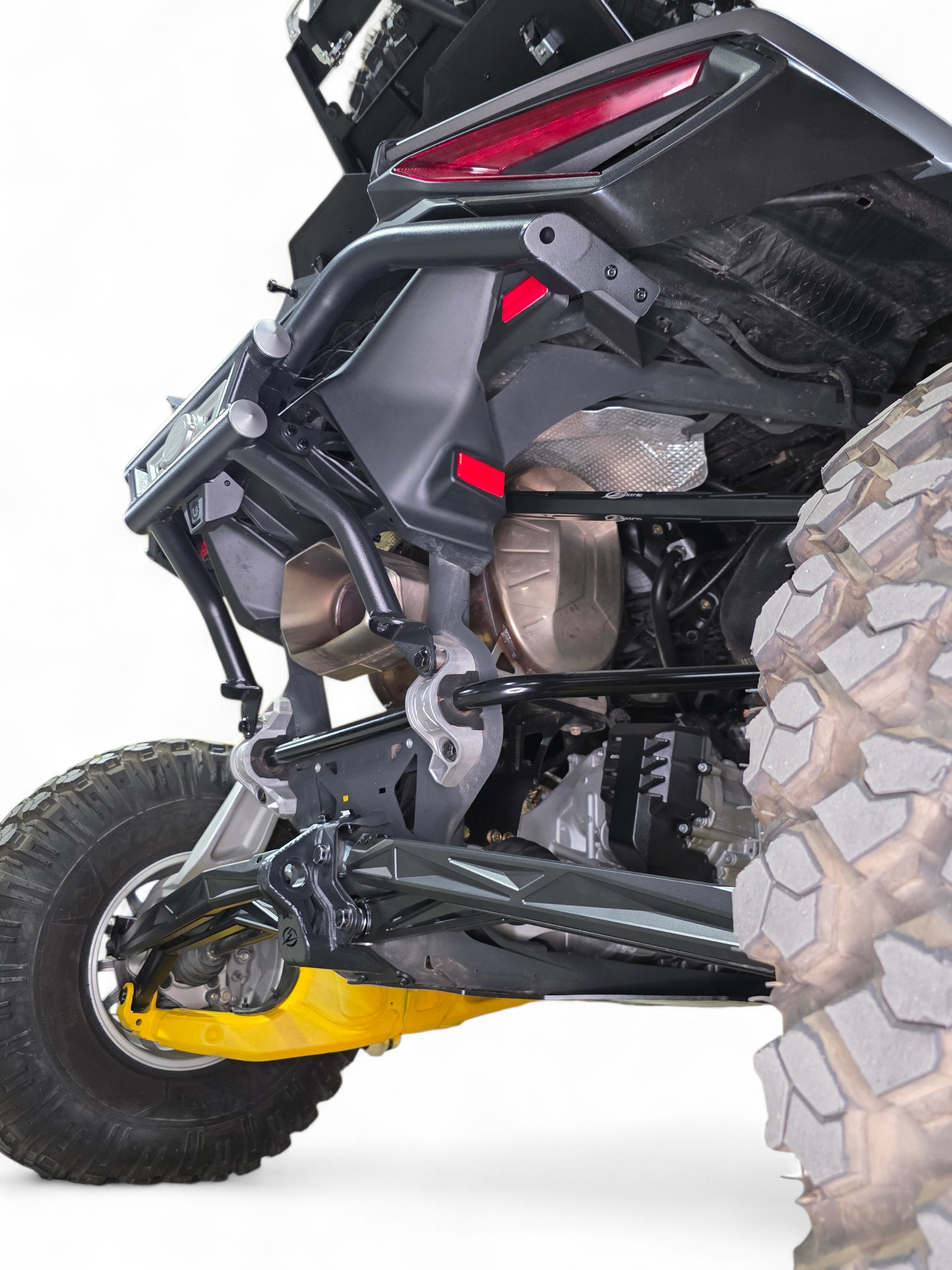 2024+ Can Am Maverick R High Clearance Adjustable Radius Rods (Anodized Black)