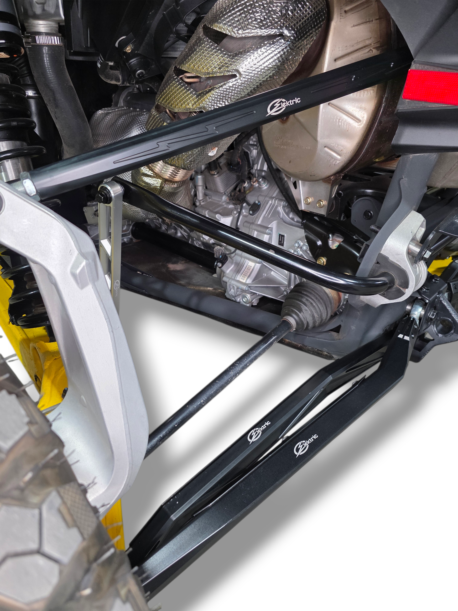 2024+ Can Am Maverick R High Clearance Adjustable Radius Rods (Anodized Black)